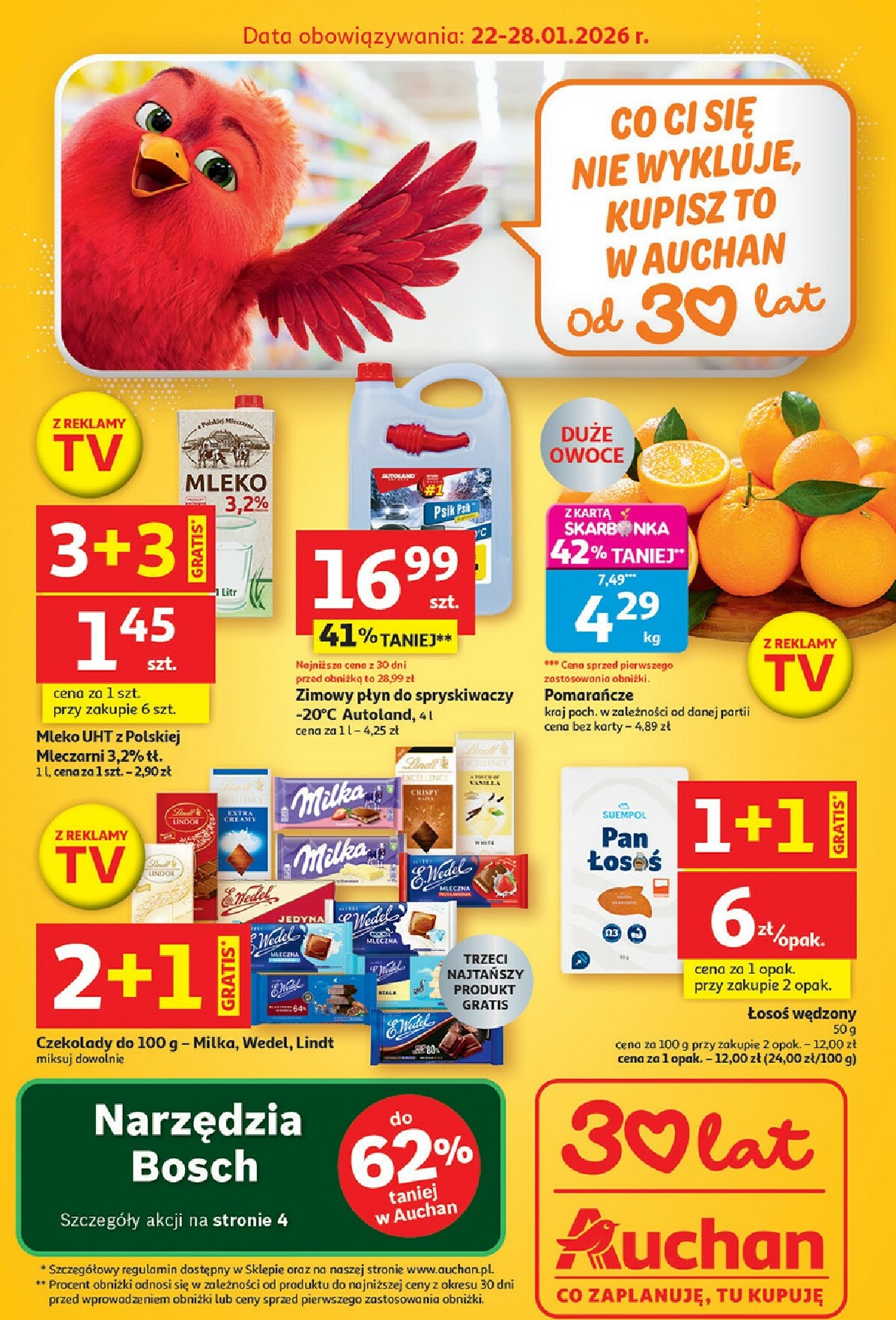 auchan - Gazetka Supermarket Auchan - Franczyza - ważna od 22.01. do 28.01.