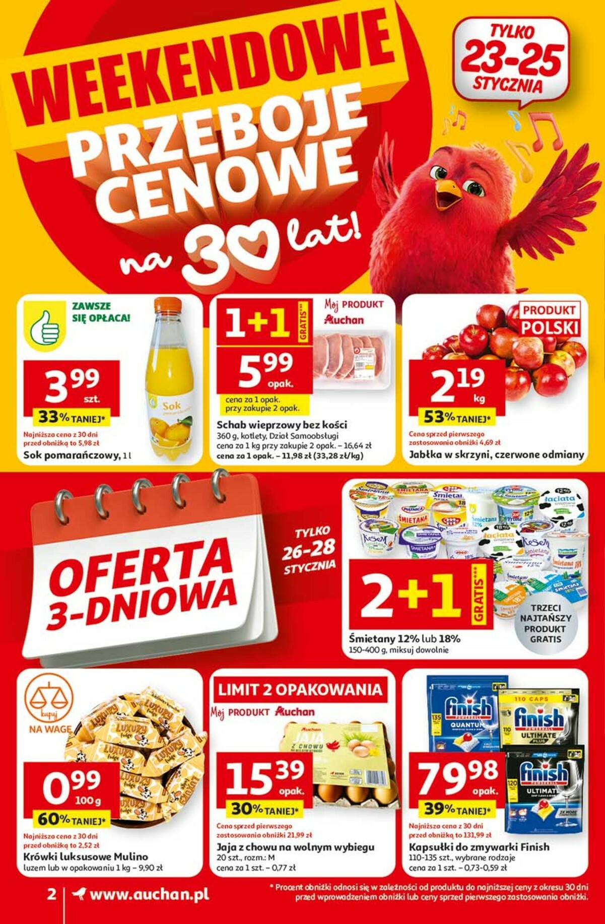 auchan - Gazetka Supermarket Auchan - ważna od 22.01. do 28.01. - page: 2