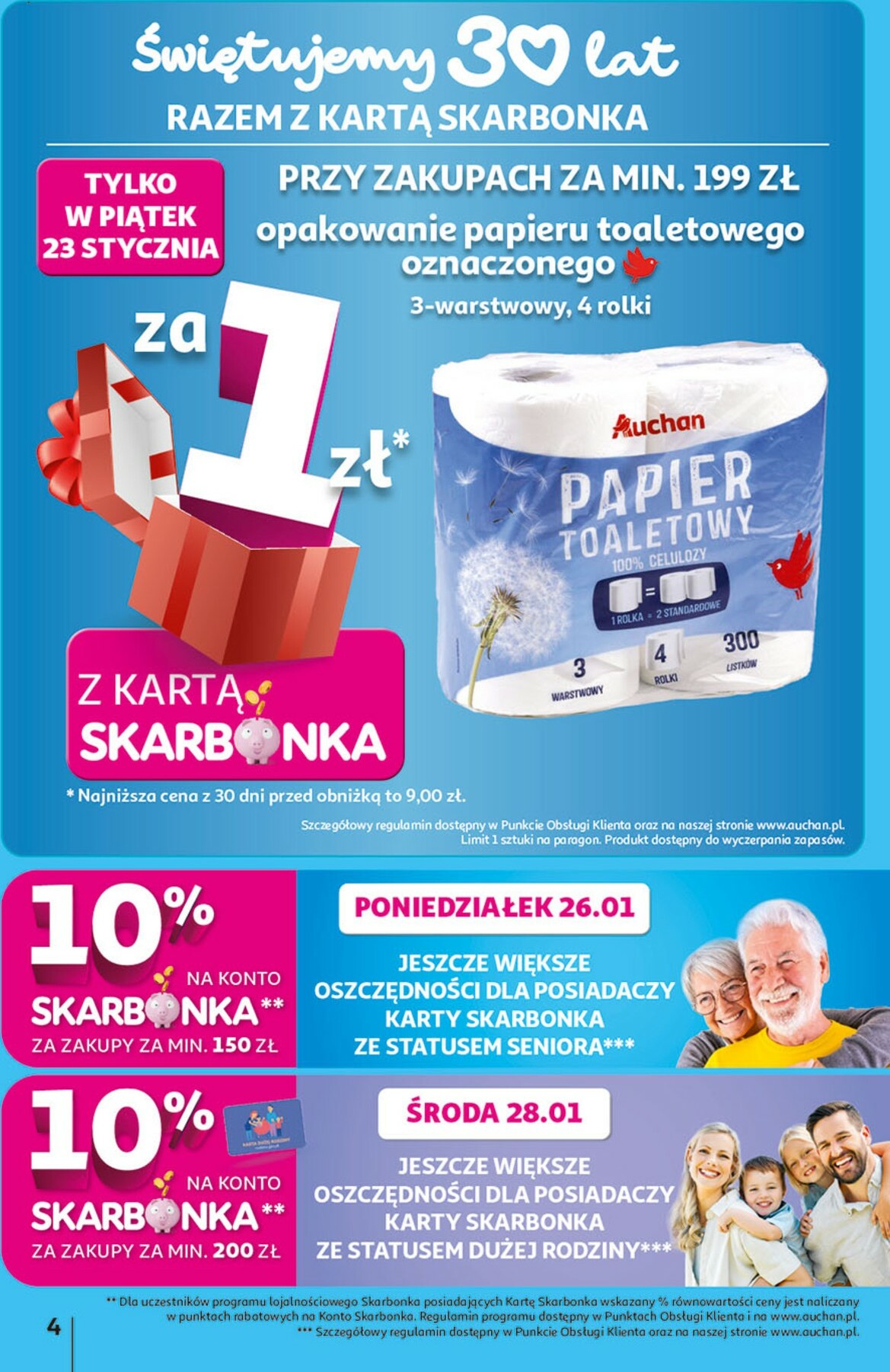 auchan - Gazetka Hipermarket Auchan - ważna od 22.01. do 28.01. - page: 4