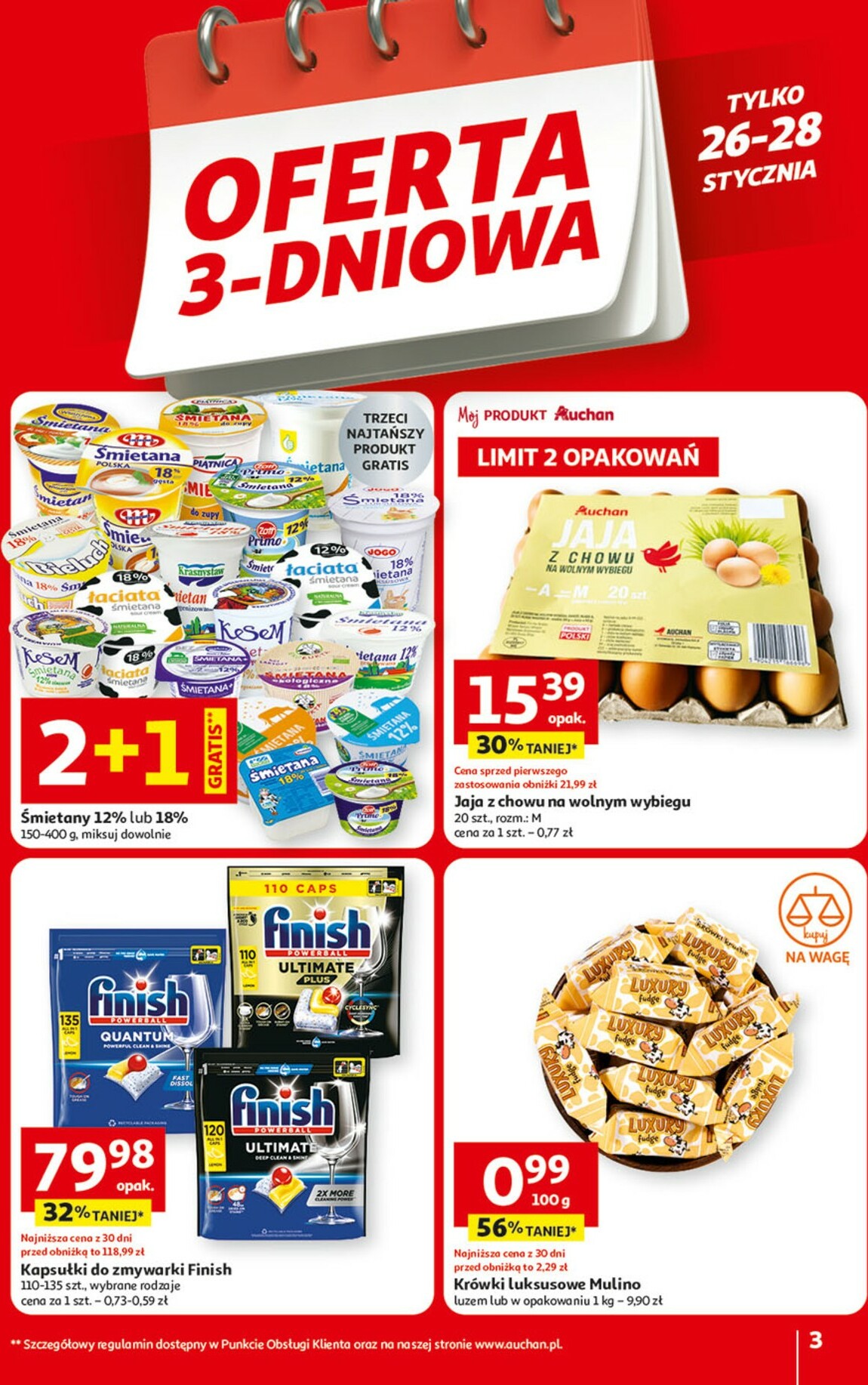 auchan - Gazetka Hipermarket Auchan - ważna od 22.01. do 28.01. - page: 3