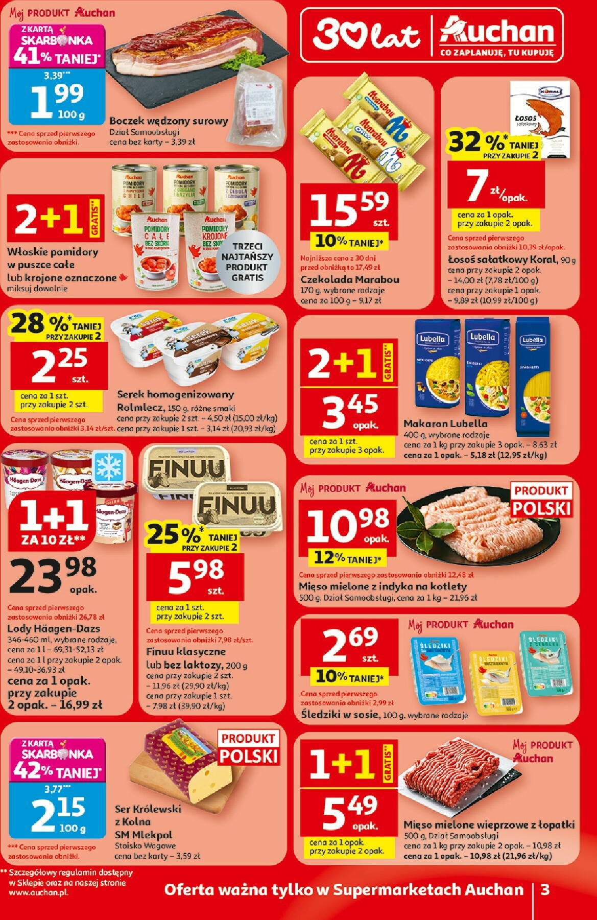 auchan - Gazetka Supermarket Auchan Franczyza - ważna od 29.01. do 04.02. - page: 3