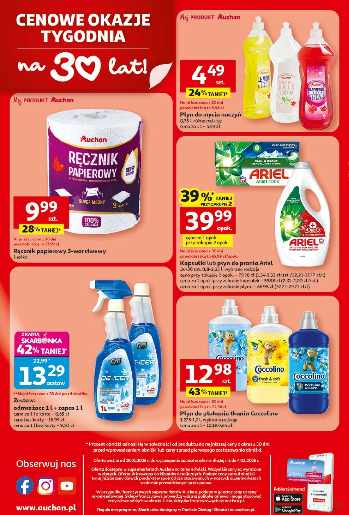 auchan - Gazetka Supermarket Auchan Franczyza - ważna od 29.01. do 04.02. - page: 4