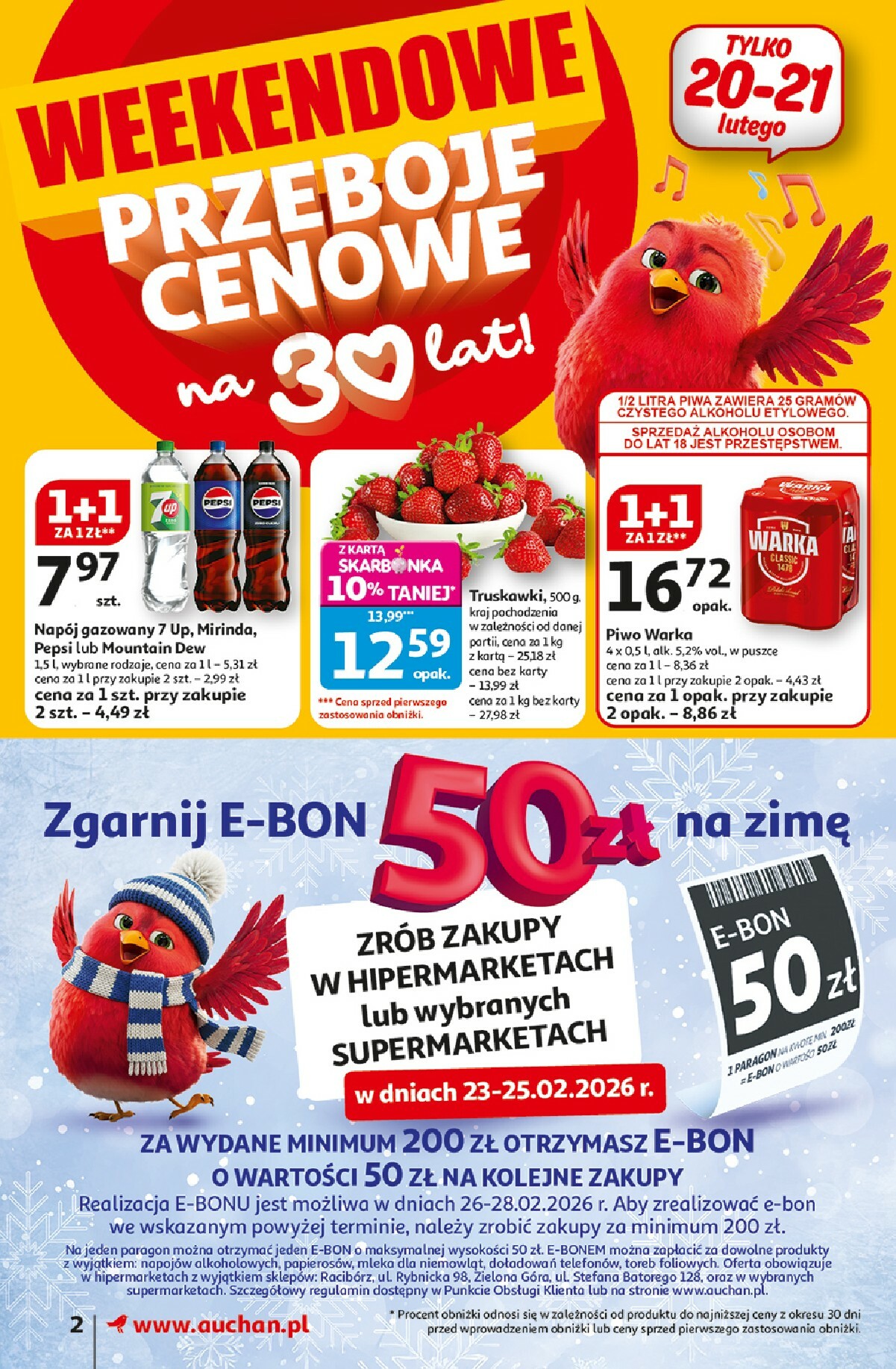 auchan - Gazetka Supermarket Auchan Franczyza - ważna od 19.02.2026 do 25.02.2026 - page: 2