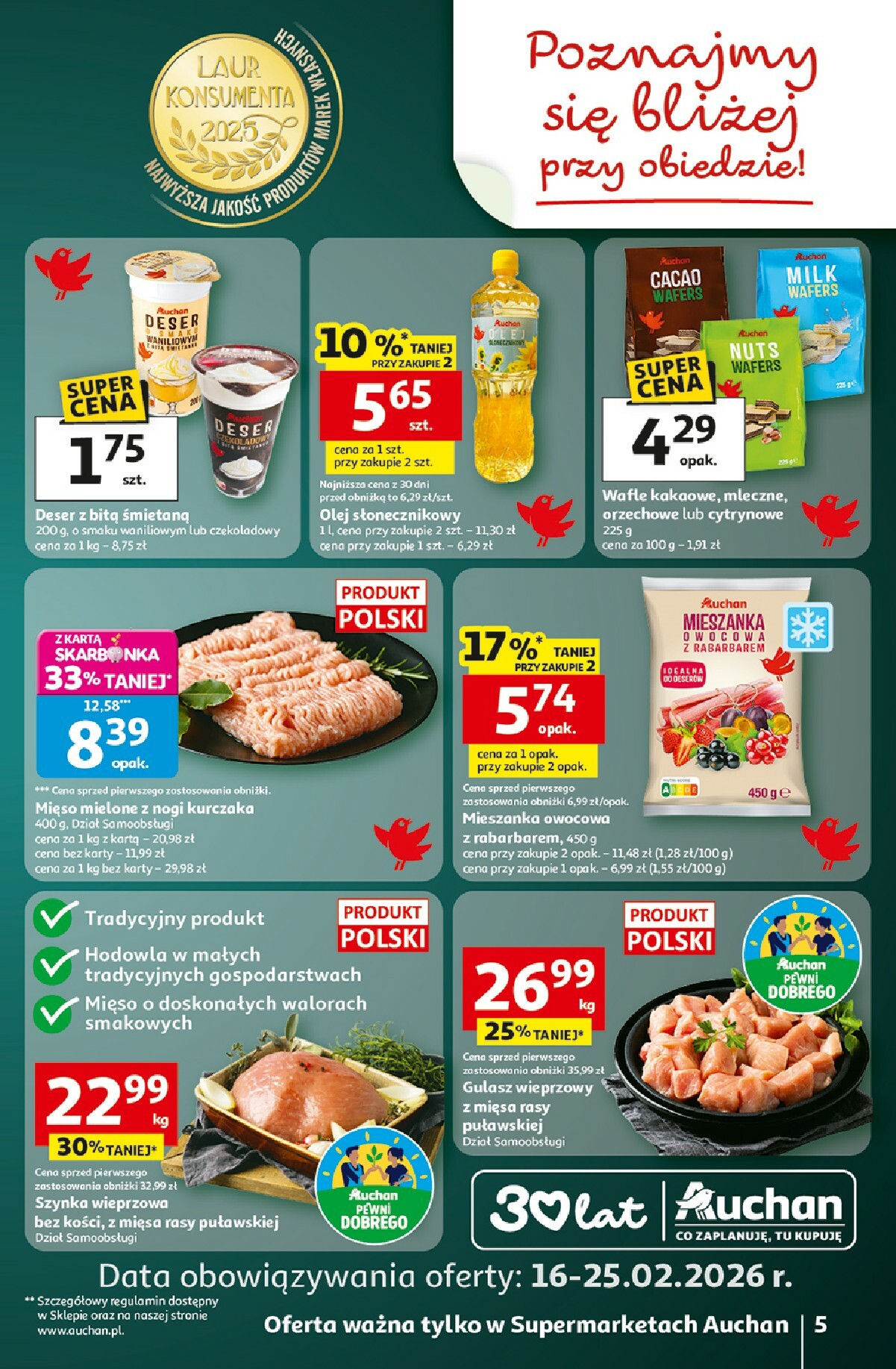 auchan - Gazetka Supermarket Auchan - ważna od 19.02.2026 do 25.02.2026 - page: 5