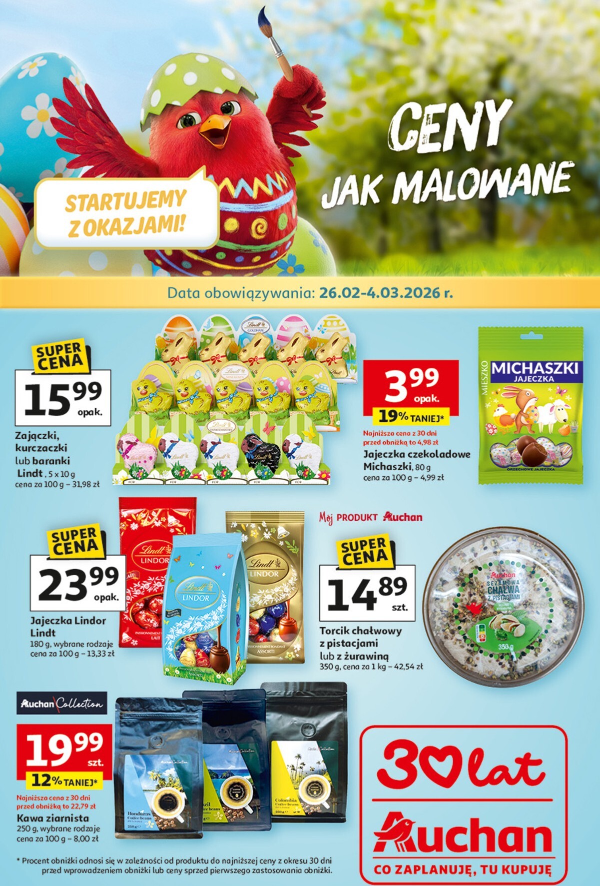 auchan - Gazetka Hipermarket Auchan - Ceny Jak Malowane - ważna od 26.02.2026 do 04.03.2026