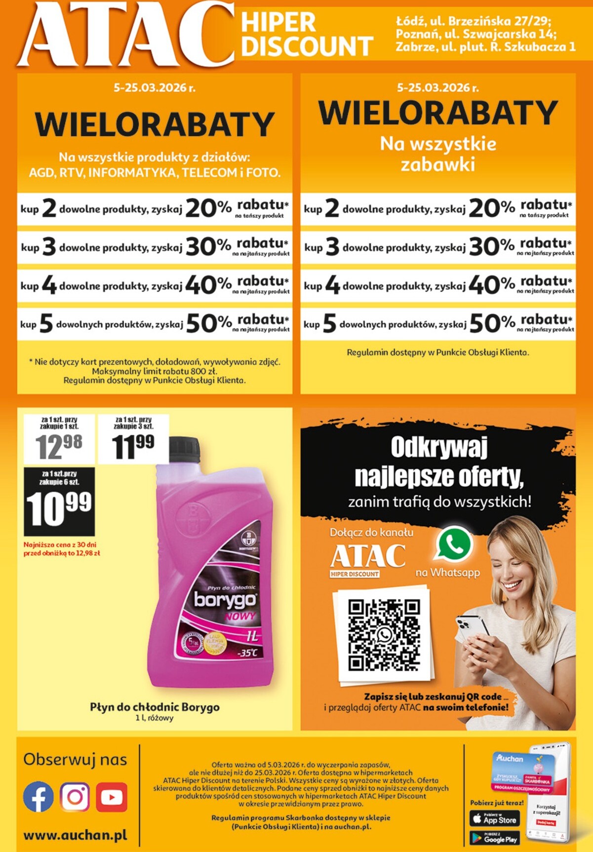 auchan - Gazetka Auchan Hipermarket - ATAC discount - ważna od 05.03.2026 do 25.03.2026 - page: 4