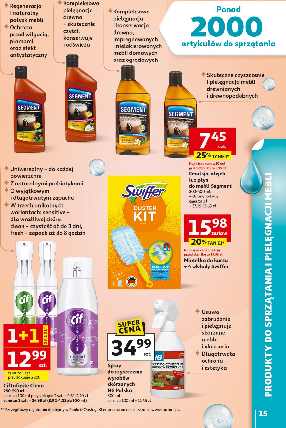 auchan - Gazetka Hipermarket Auchan - Strefa Porządki - ważna od 18.03.2026 do 07.04.2026 - page: 15