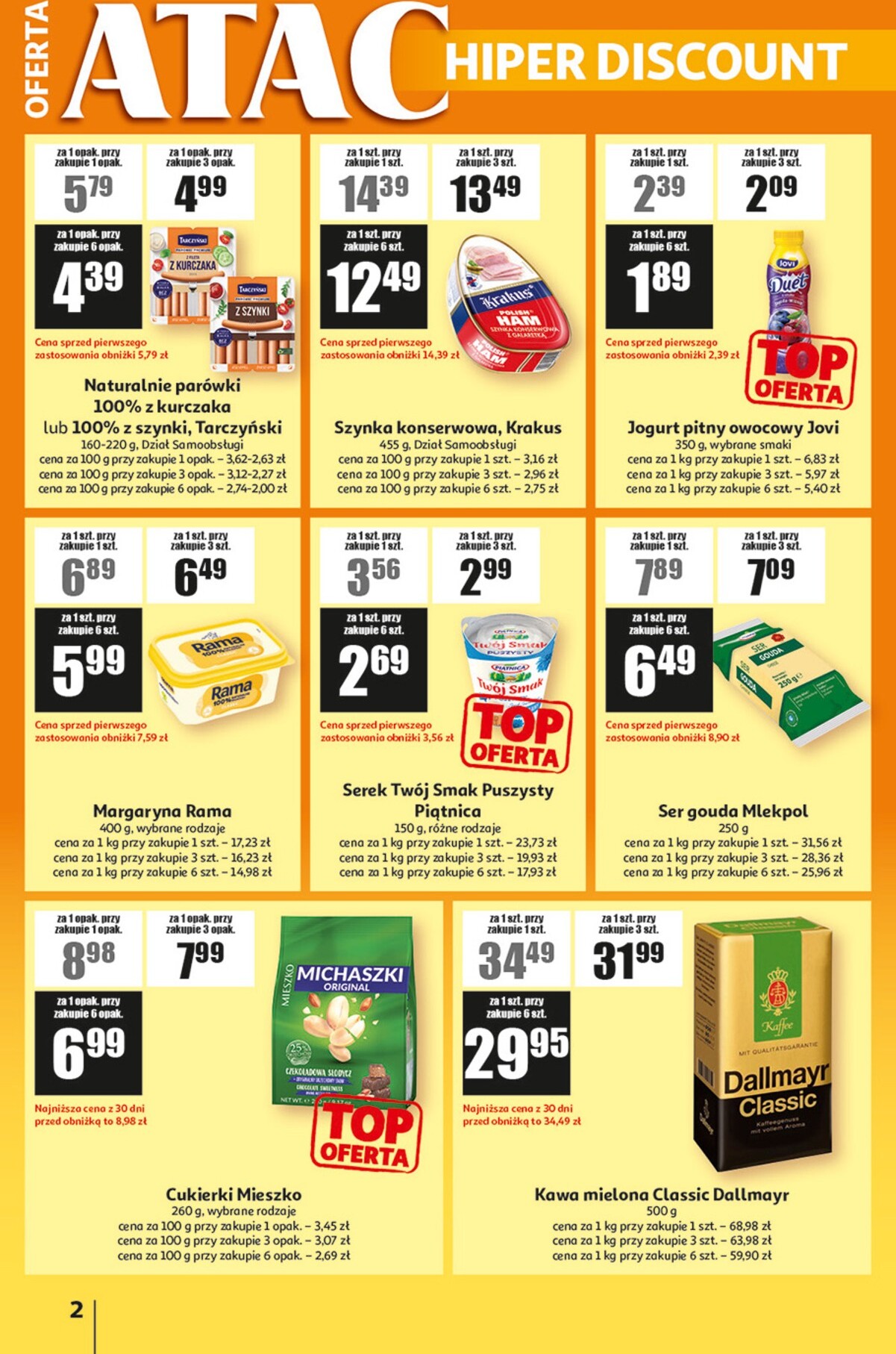 auchan - Gazetka Auchan - ATAC Hiper Discount - ważna od 26.03.2026 do 04.04.2026 - page: 2