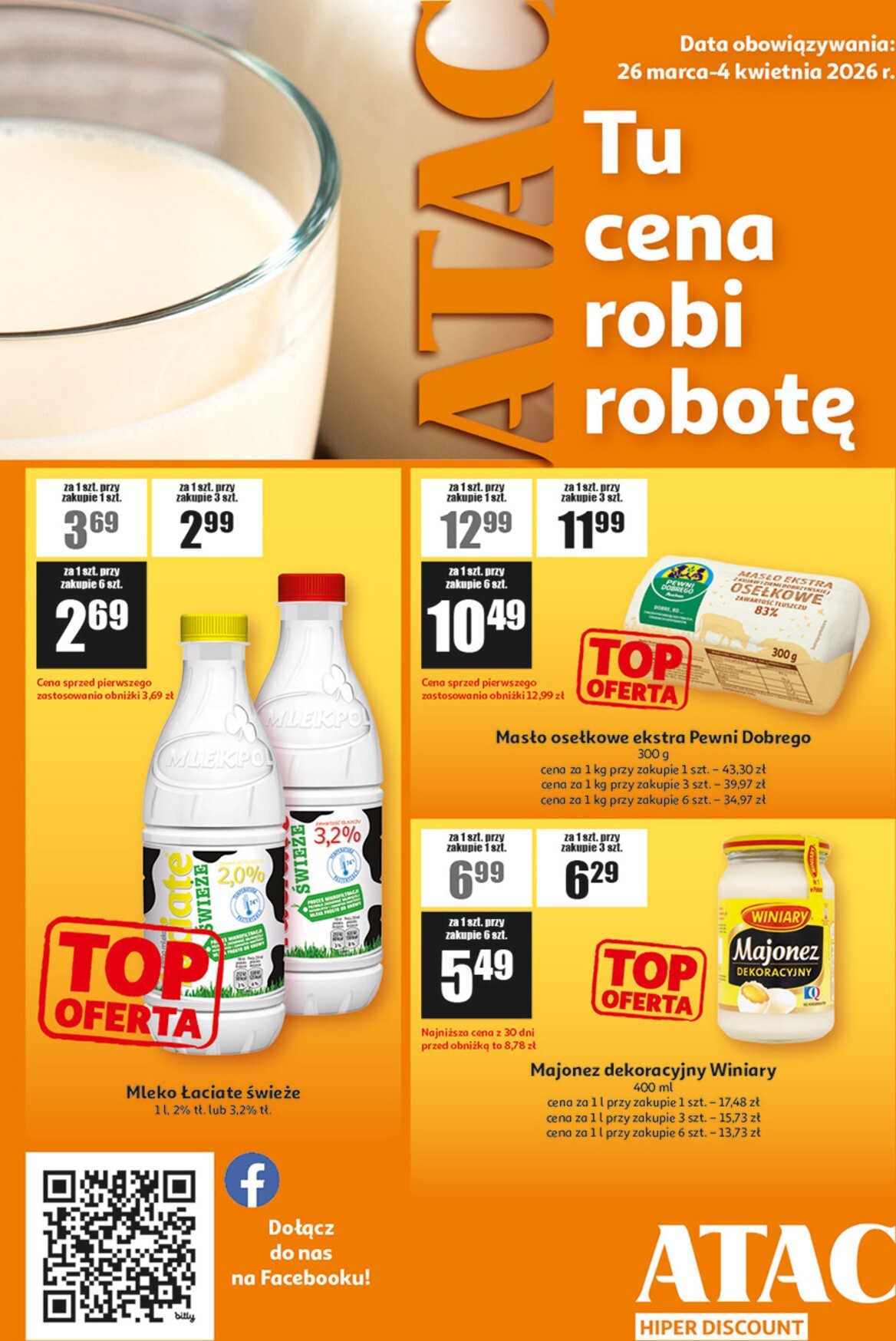 auchan - Gazetka Auchan - ATAC Hiper Discount - ważna od 26.03.2026 do 04.04.2026 - page: 1