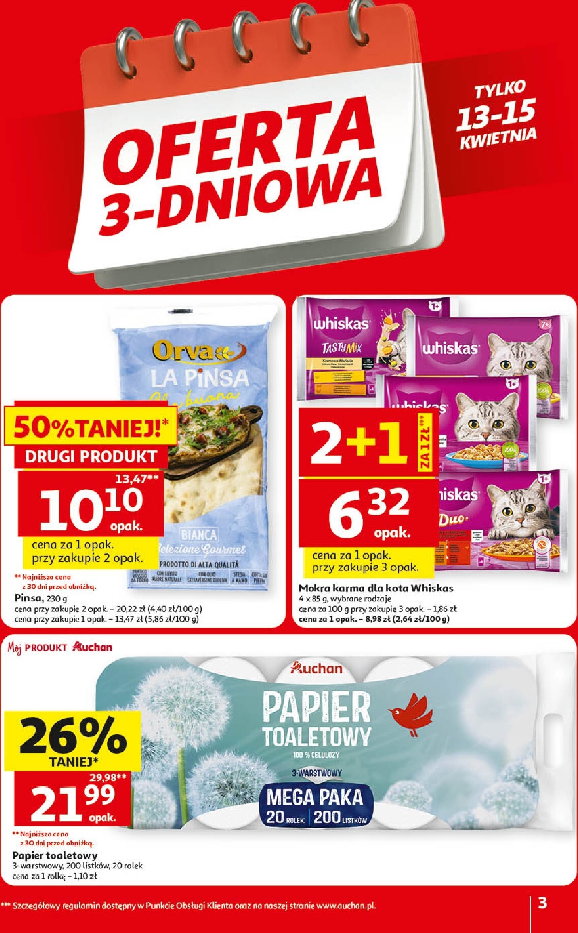 auchan - Gazetka Hipermarket Auchan - ważna od 09.04.2026 do 15.04.2026 - page: 3
