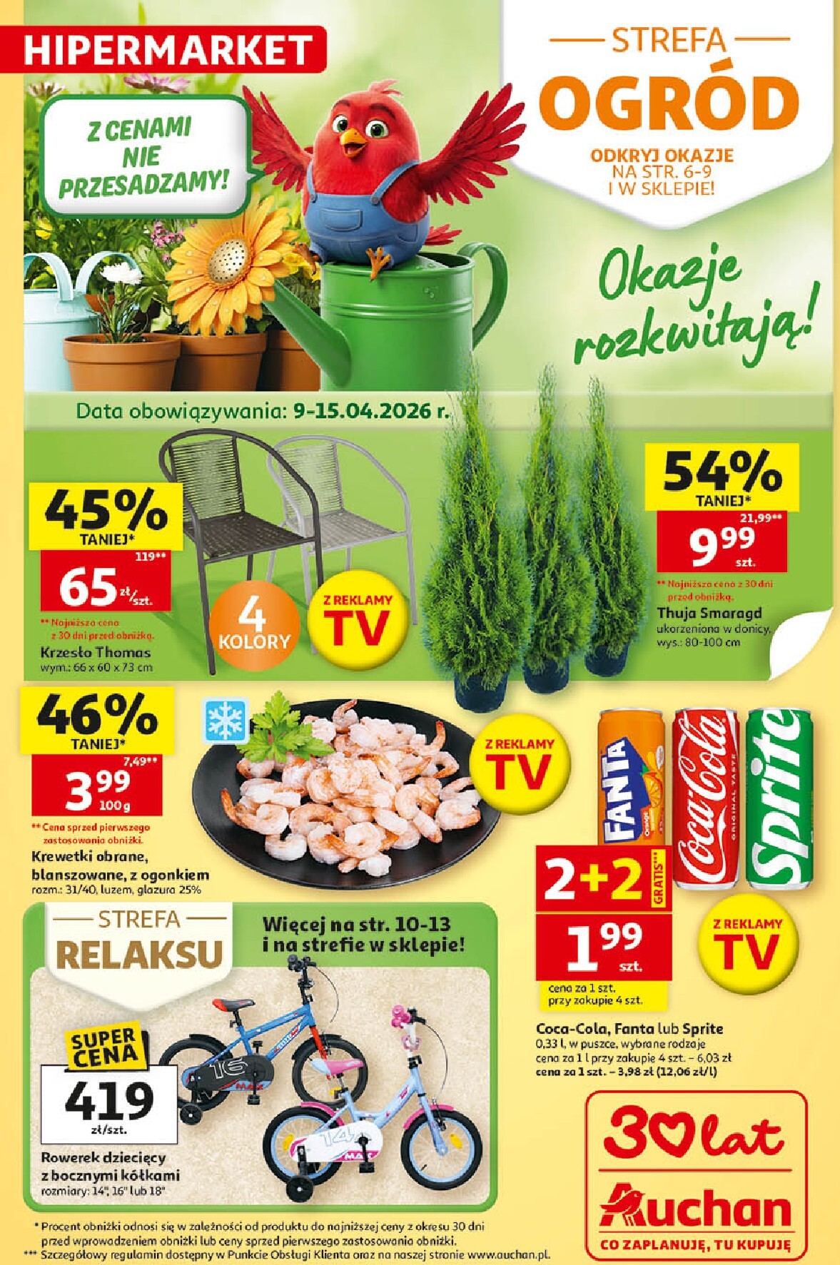 auchan - Gazetka Hipermarket Auchan - ważna od 09.04.2026 do 15.04.2026