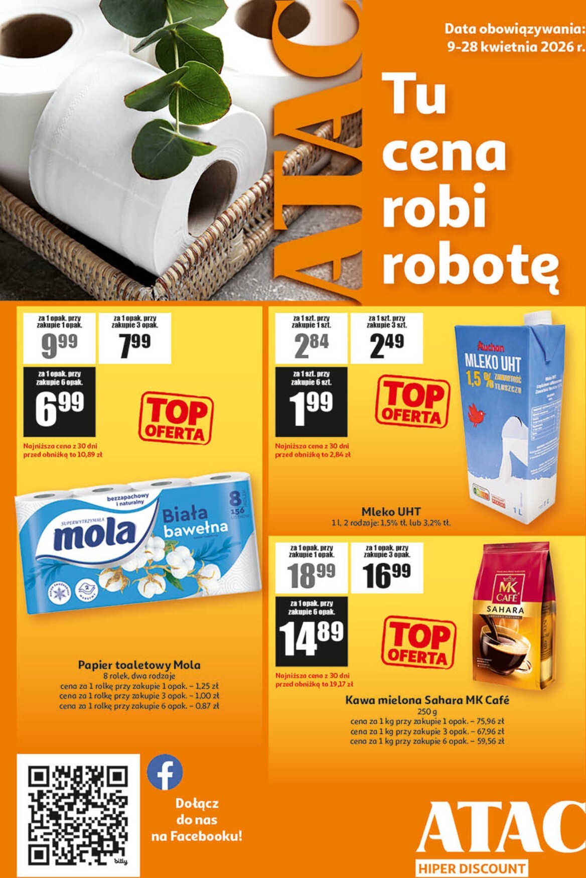 auchan - Gazetka Auchan - ATAC Hiper Discount - ważna od 09.04.2026 do 28.04.2026