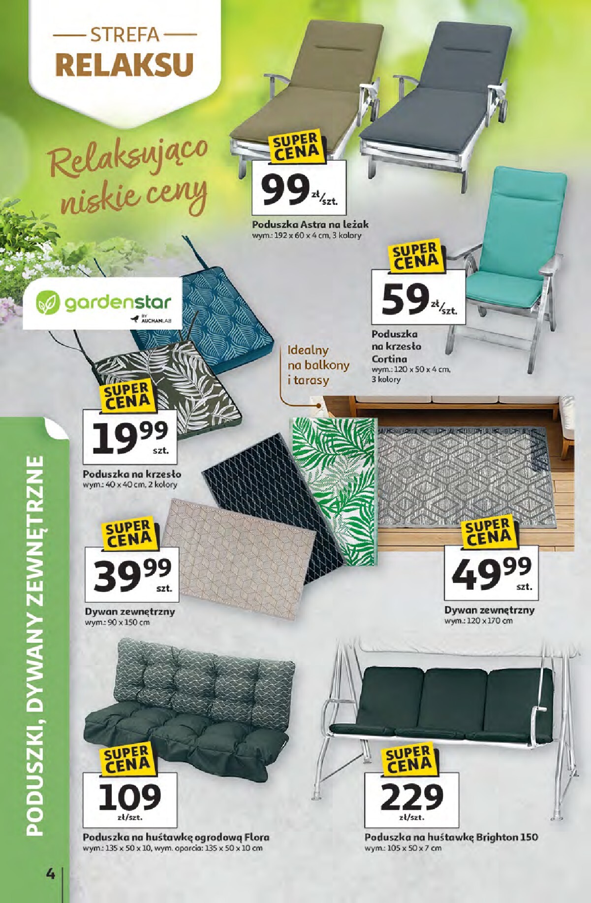auchan - Aktualna gazetka Hipermarlet Auchan - Strefa Relaksu ważna od 09.04.2026 do 22.04.2026 - page: 4