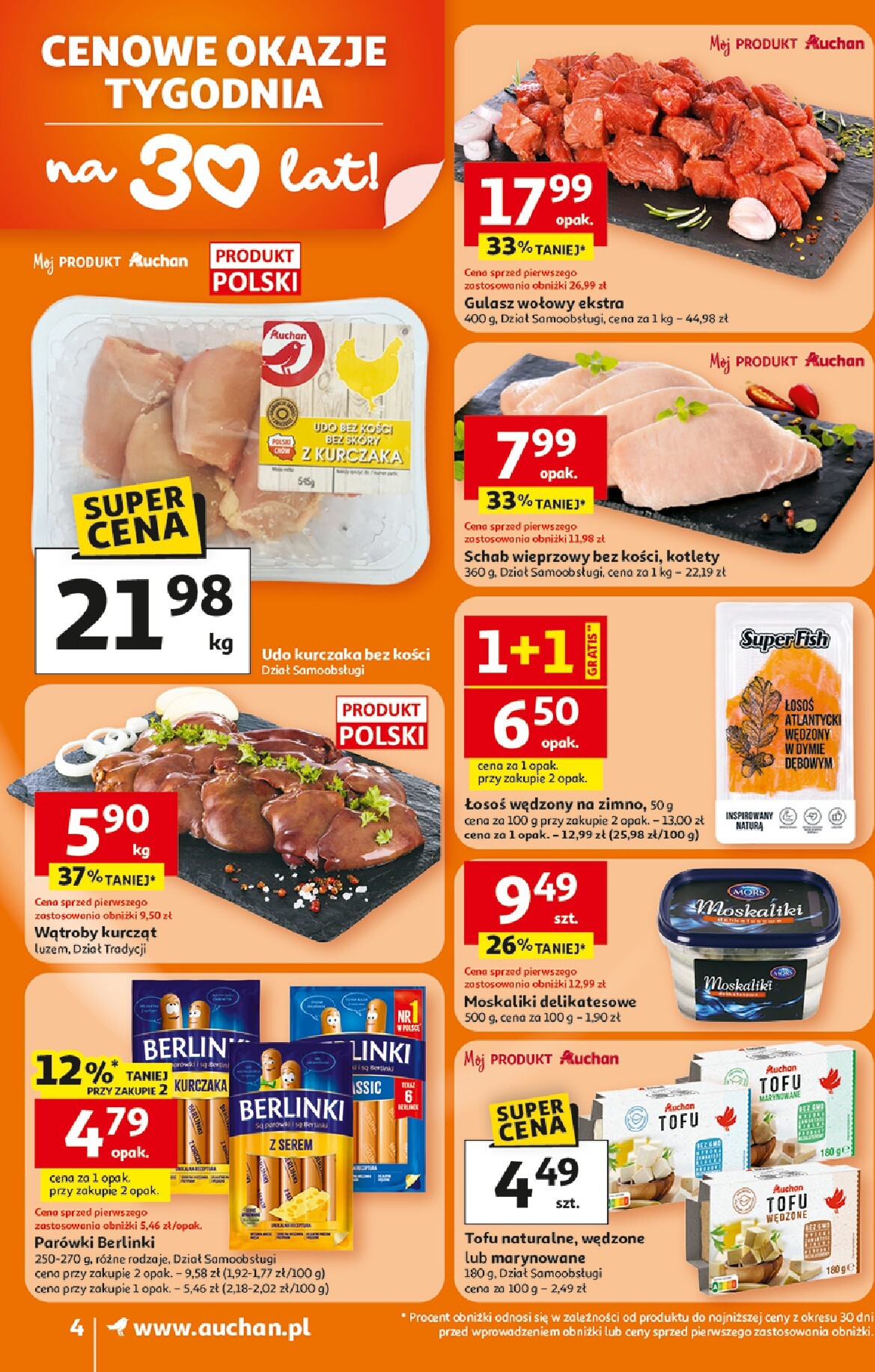 auchan - Nowa gazetka Supermarket Auchan ważna od 16.04.2026 do 22.04.2026 - page: 4