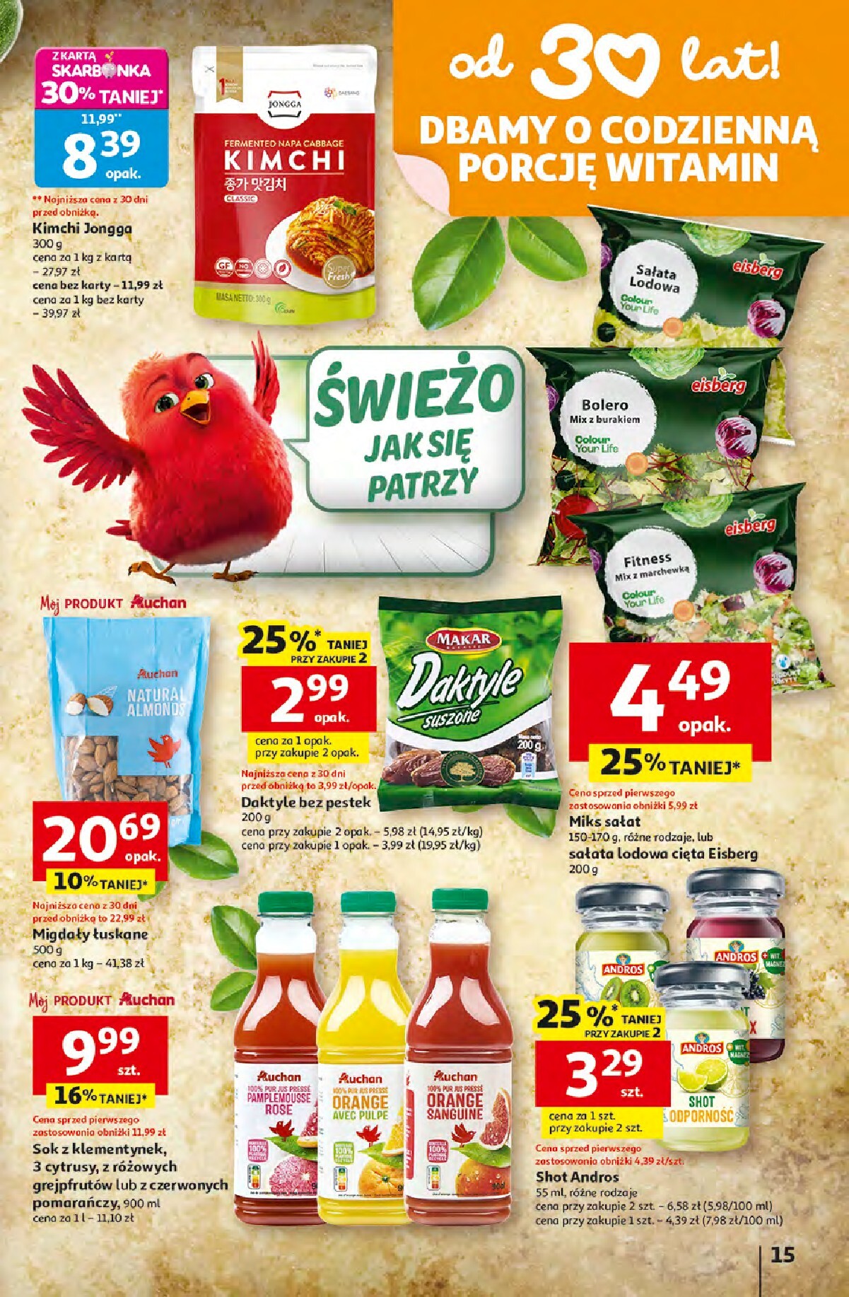 auchan - Nowa gazetka Hipermarket Auchan ważna od 16.04.2026 do 22.04.2026 - page: 15