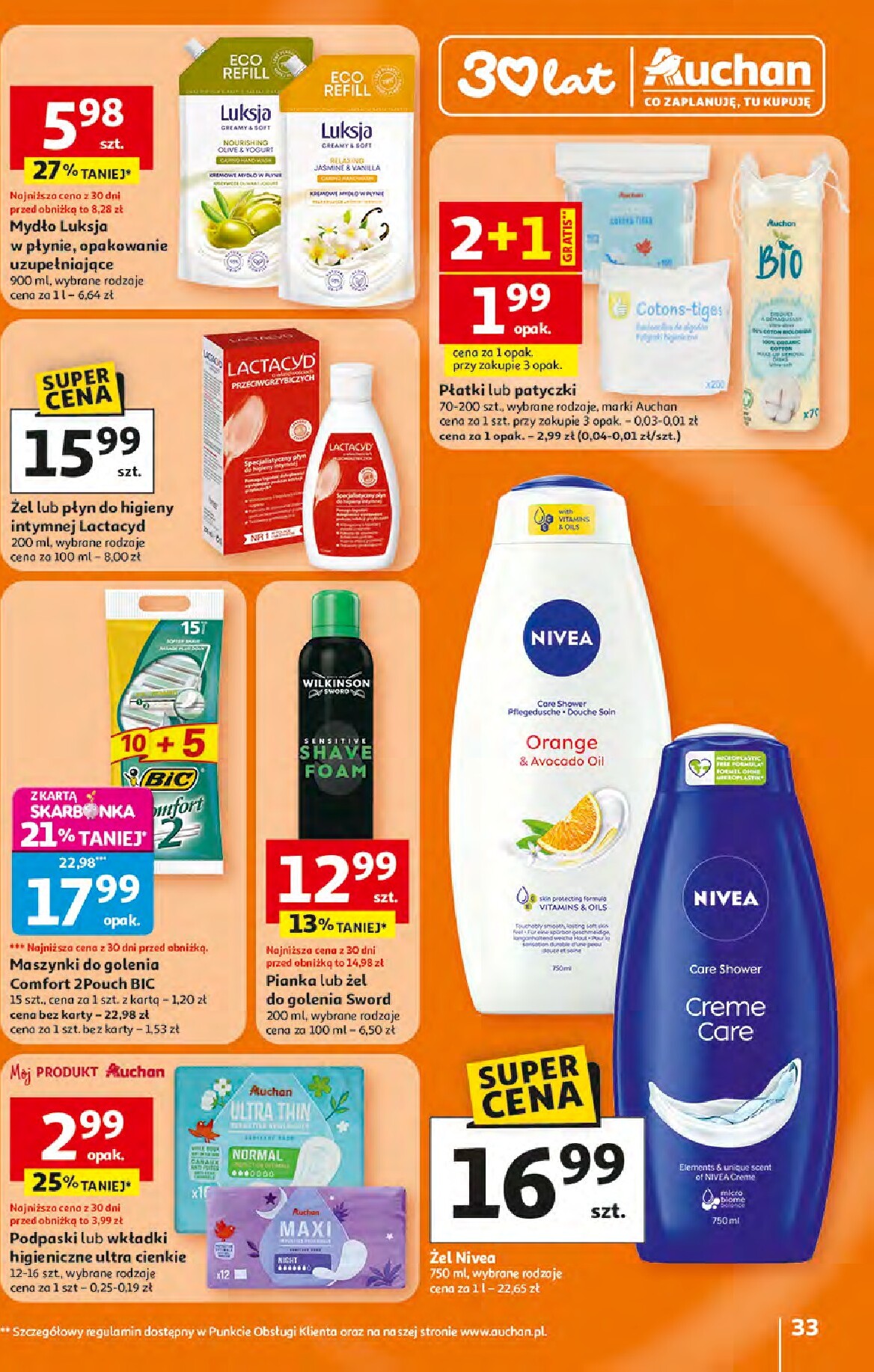 auchan - Nowa gazetka Hipermarket Auchan ważna od 16.04.2026 do 22.04.2026 - page: 33