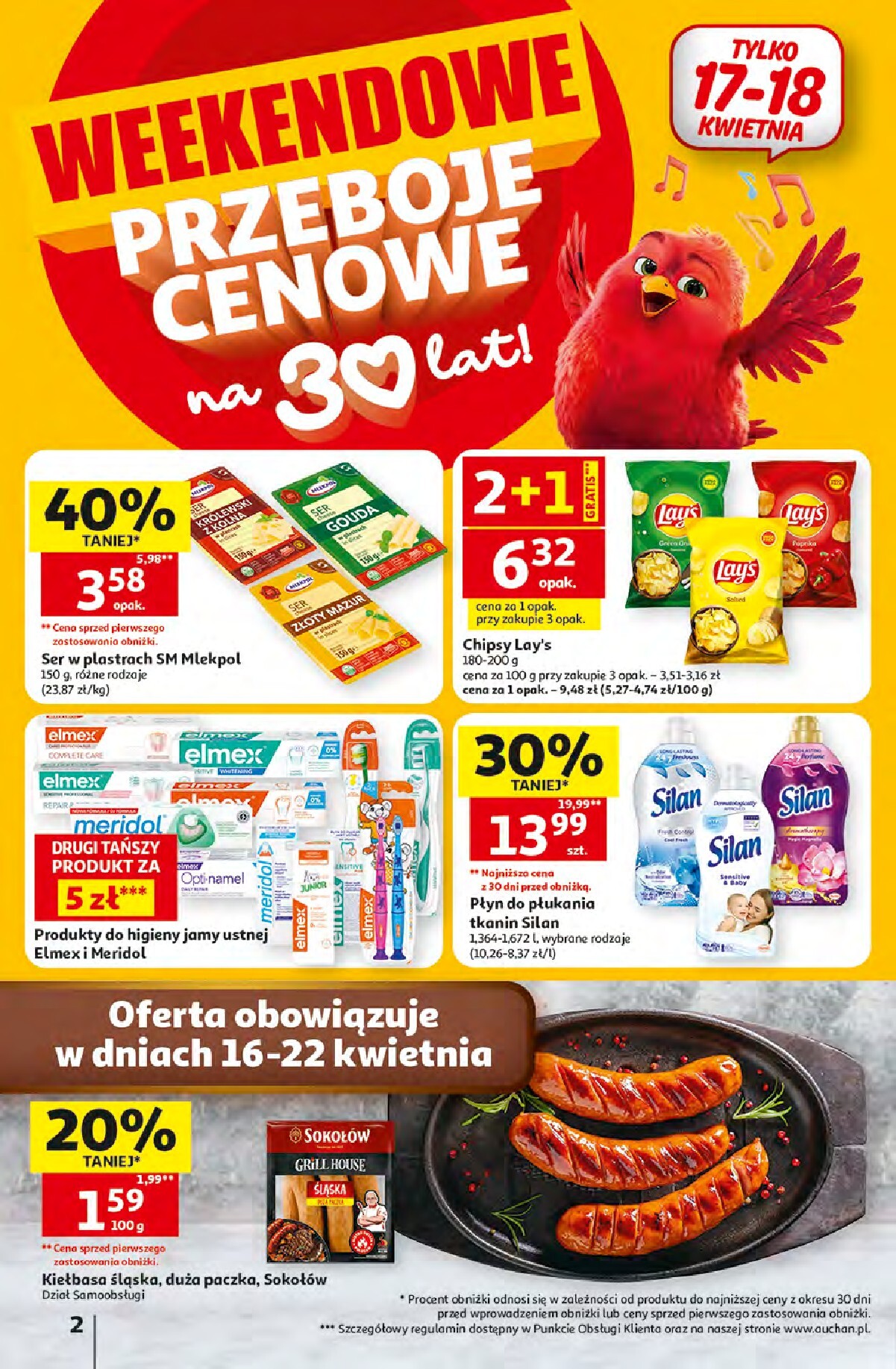 auchan - Nowa gazetka Hipermarket Auchan ważna od 16.04.2026 do 22.04.2026 - page: 2