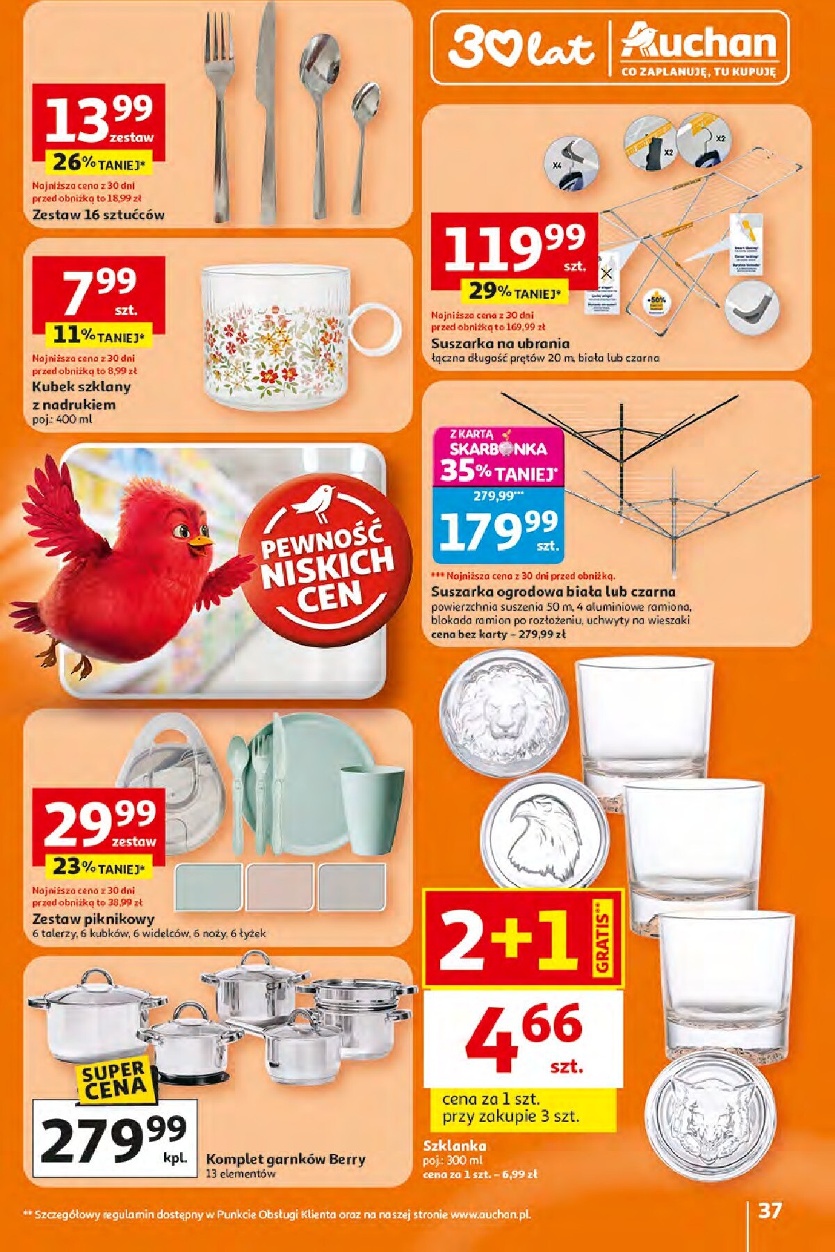 auchan - Nowa gazetka Hipermarket Auchan ważna od 16.04.2026 do 22.04.2026 - page: 37