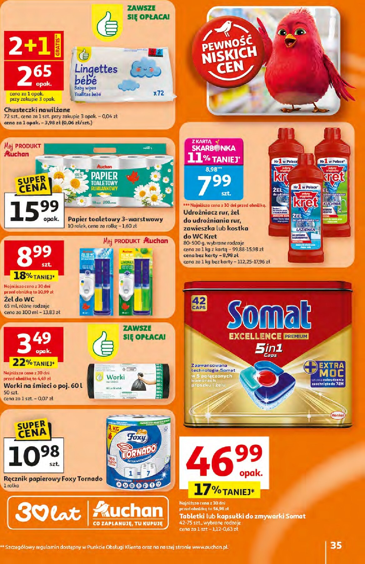 auchan - Nowa gazetka Hipermarket Auchan ważna od 16.04.2026 do 22.04.2026 - page: 35