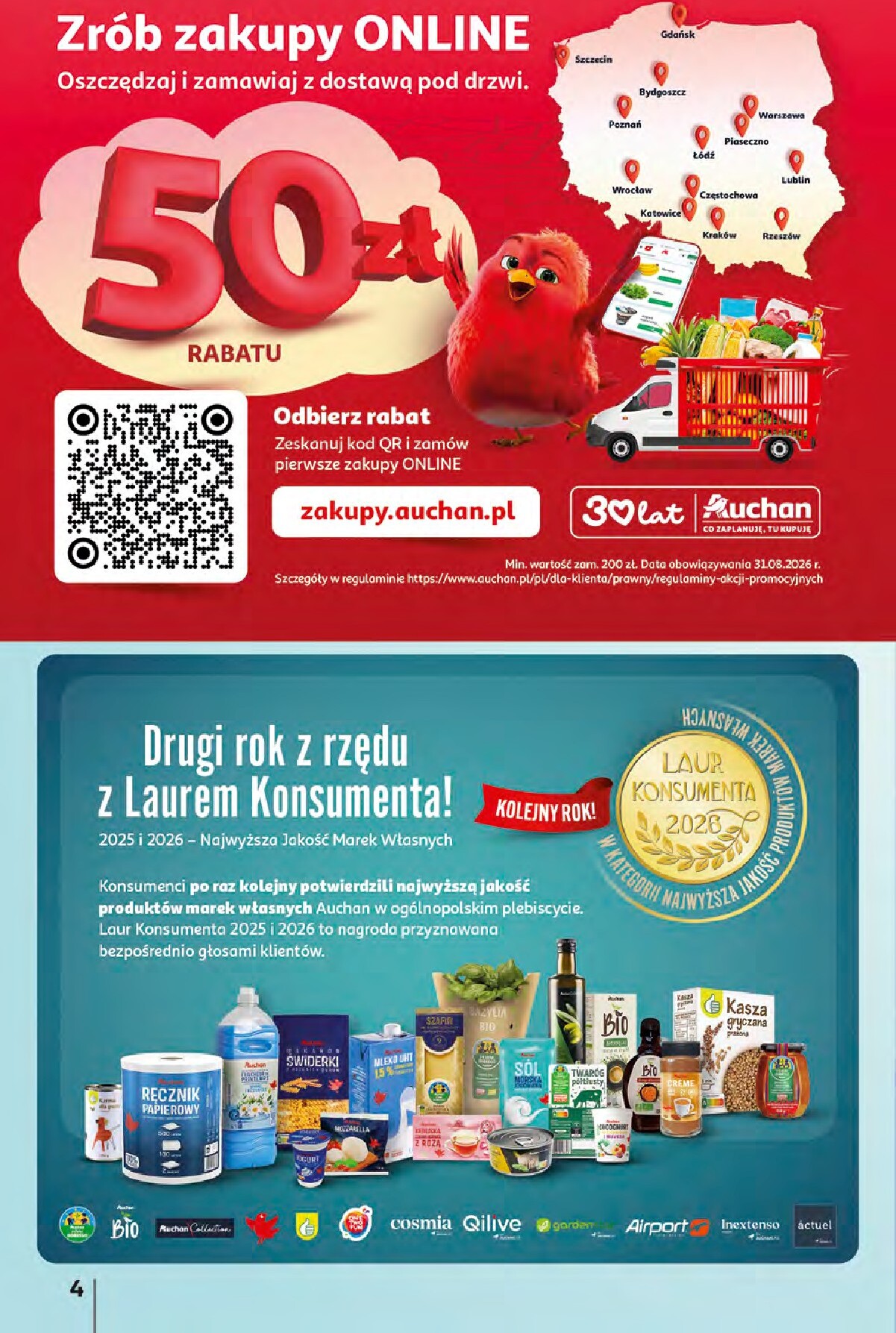 auchan - Nowa gazetka Hipermarket Auchan ważna od 16.04.2026 do 22.04.2026 - page: 4