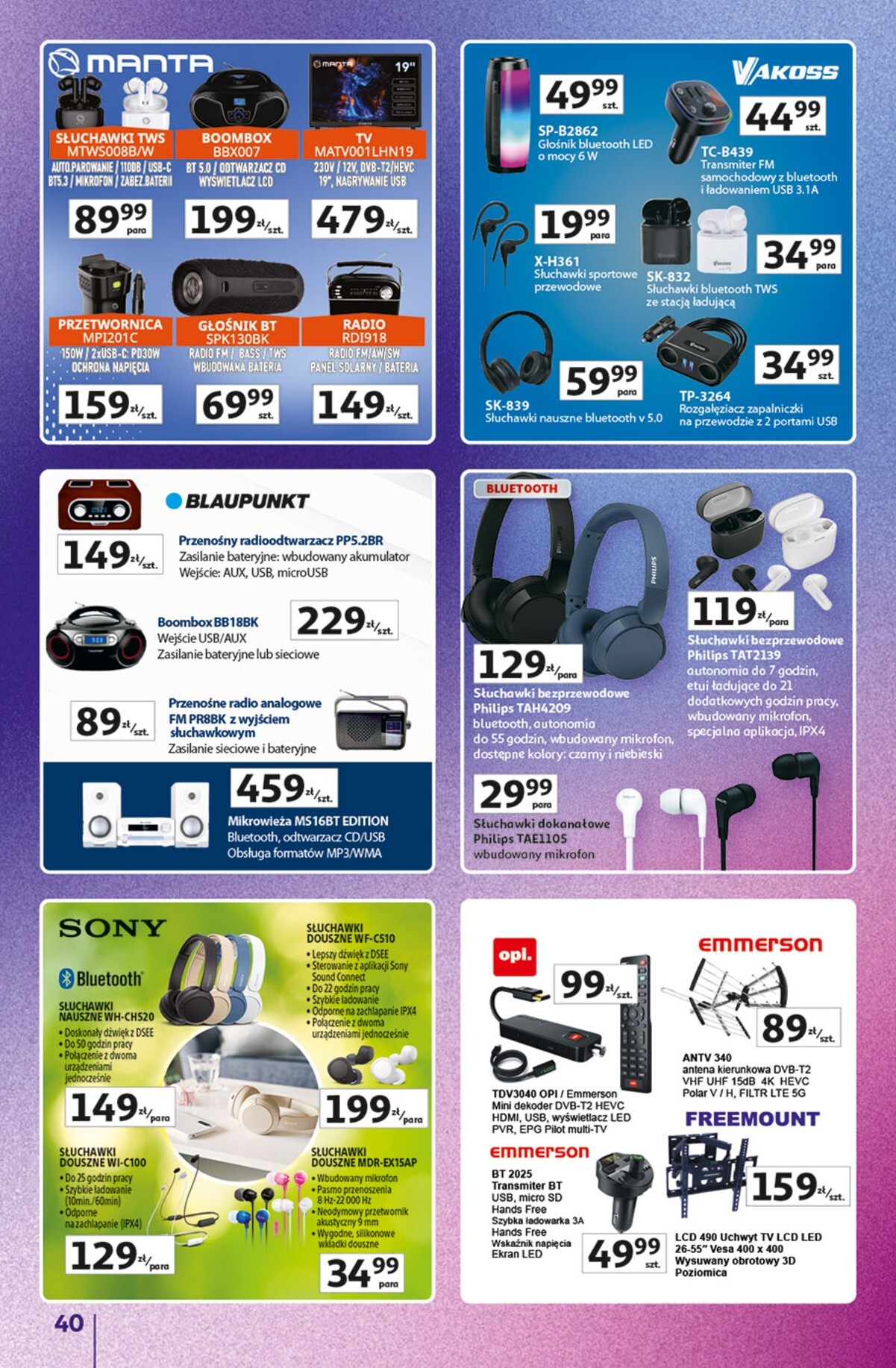 auchan - Nowa gazetka Hipermarket Auchan - Znane Marki ważna od 23.04.2026 do 30.04.2026 - page: 40