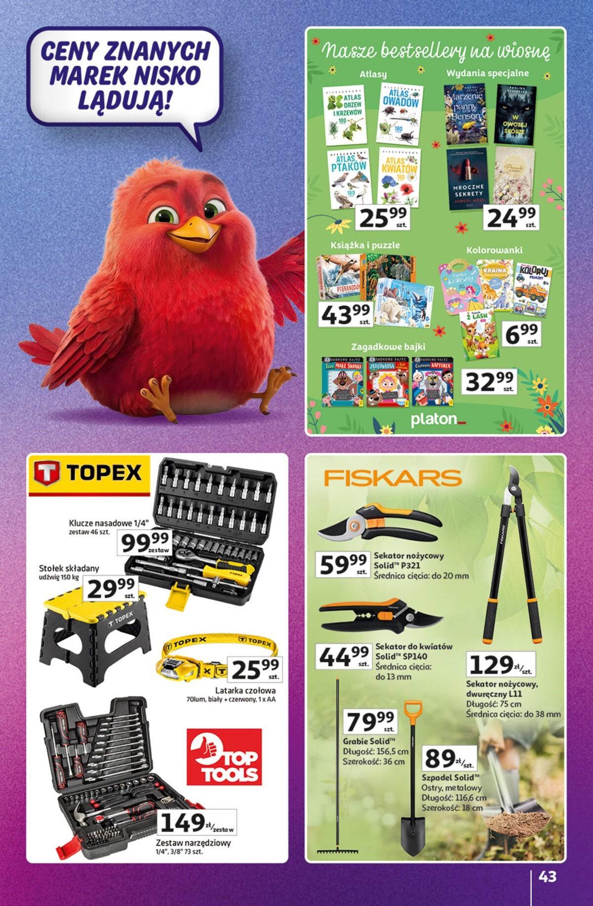 auchan - Nowa gazetka Hipermarket Auchan - Znane Marki ważna od 23.04.2026 do 30.04.2026 - page: 43