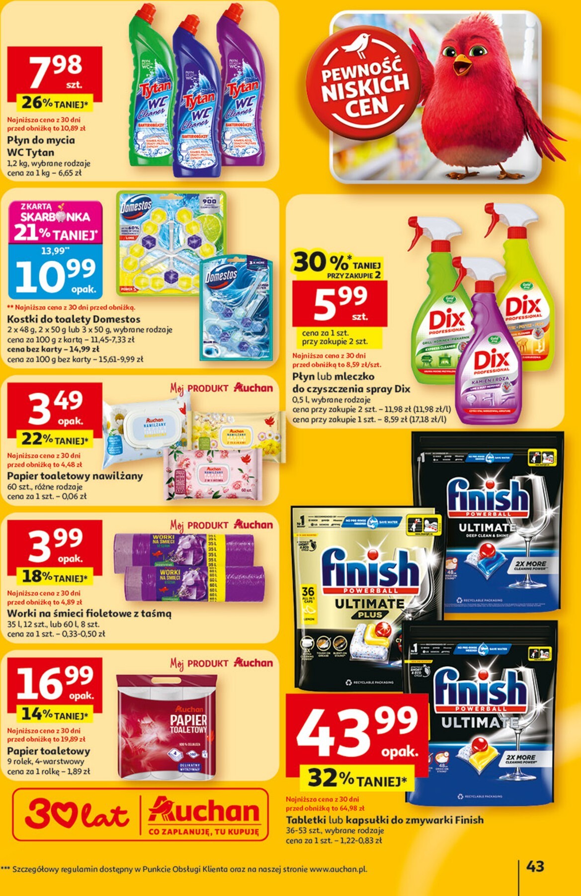 auchan - Nowa gazetka Hipermarket Auchan ważna od 23.04.2026 do 28.04.2026 - page: 43