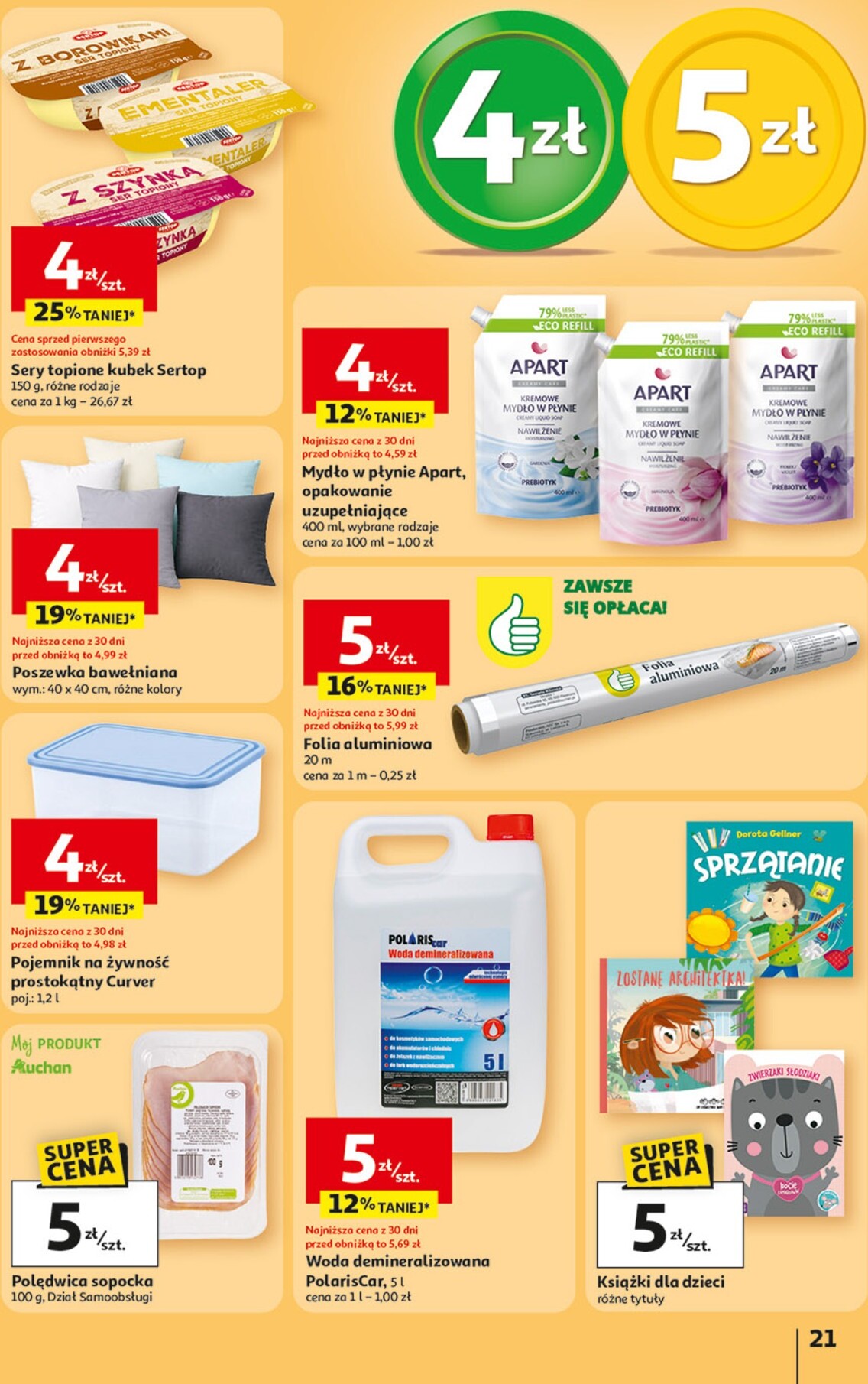 auchan - Nowa gazetka Hipermarket Auchan ważna od 23.04.2026 do 28.04.2026 - page: 21