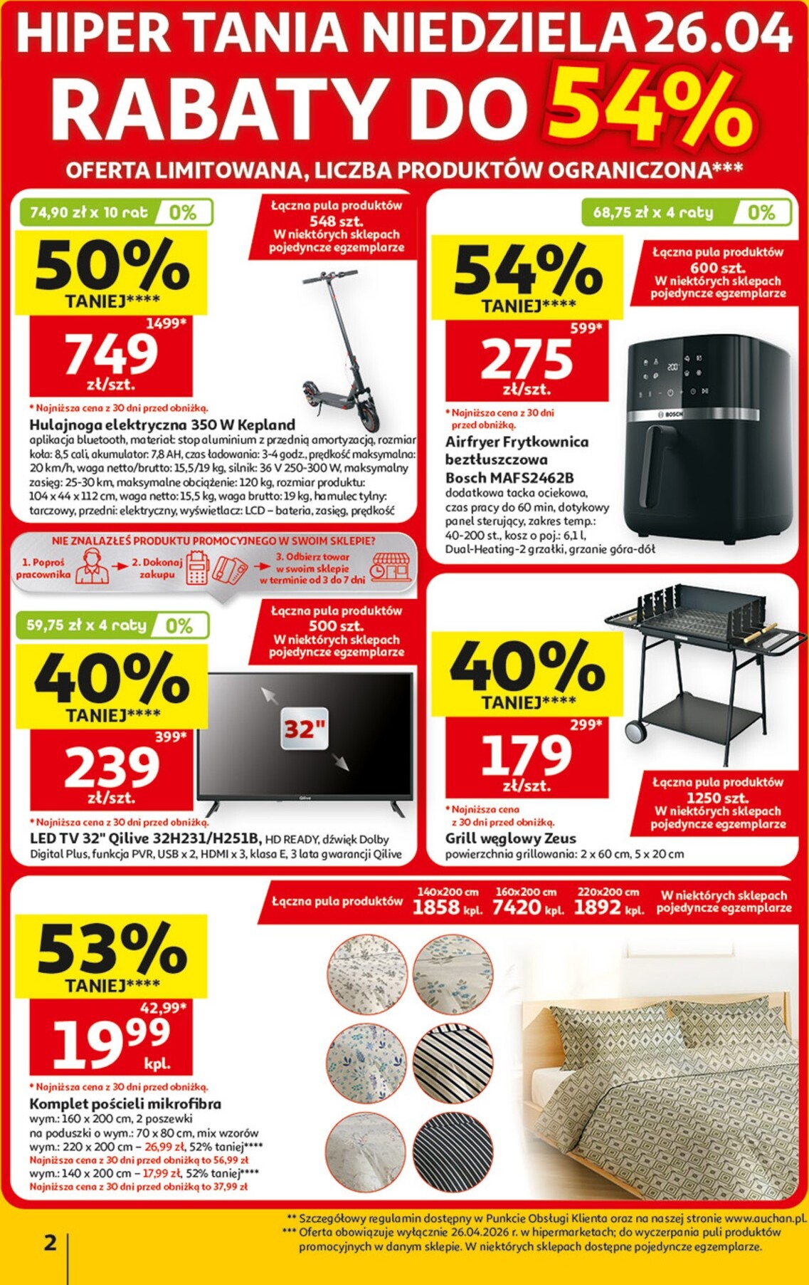 auchan - Nowa gazetka Hipermarket Auchan ważna od 23.04.2026 do 28.04.2026 - page: 2