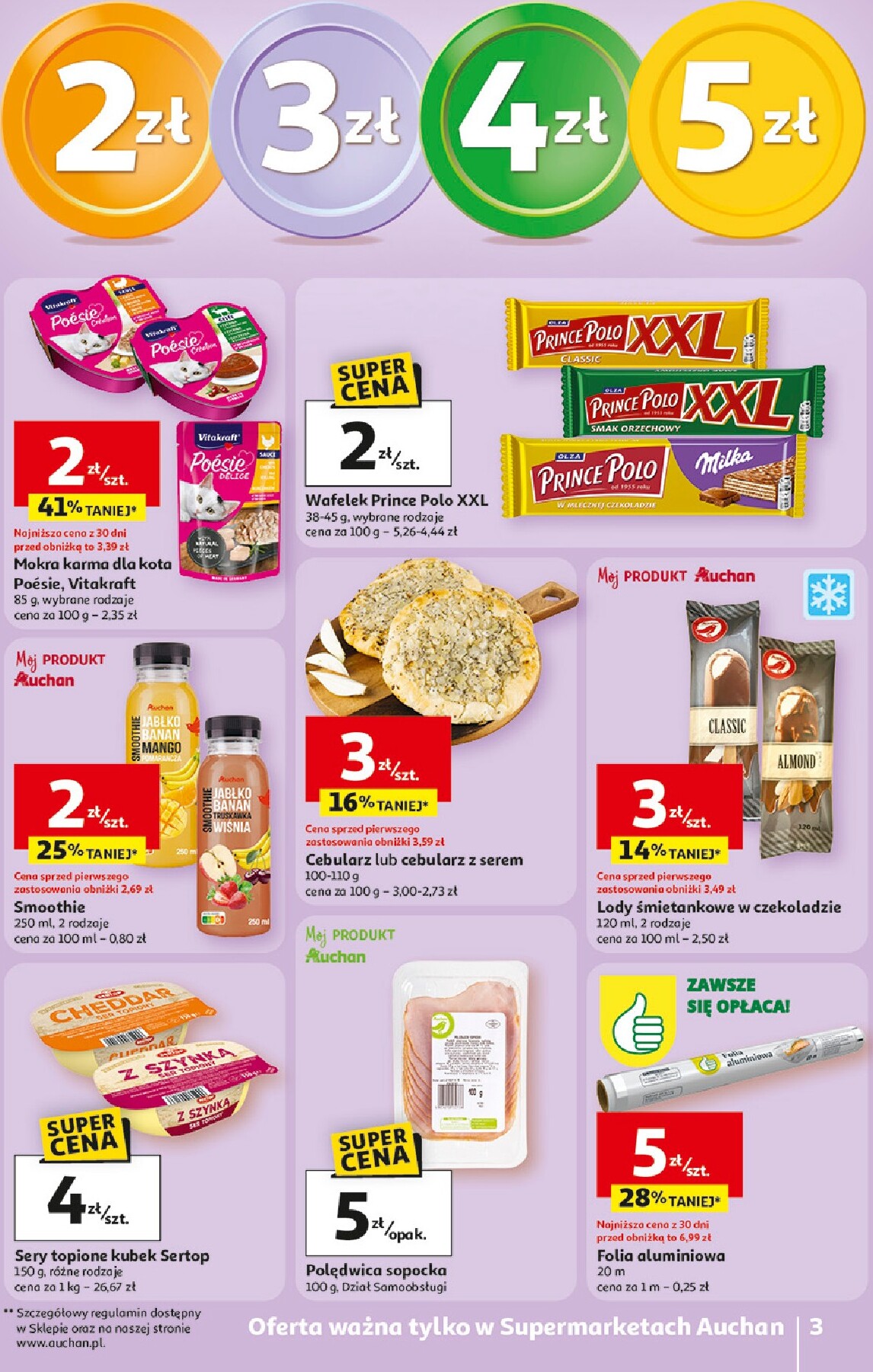 auchan - Nowa gazetka Supermarket Auchan ważna od 23.04.2026 do 28.04.2026 - page: 3