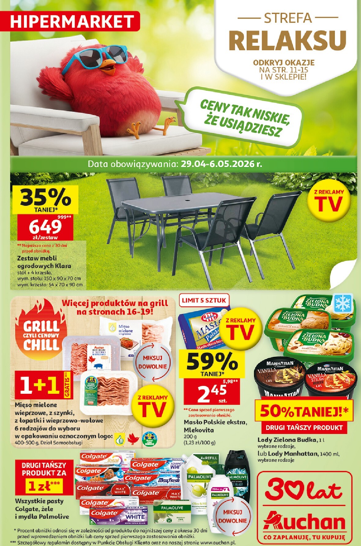 auchan - Nowa gazetka Hipermarket Auchan ważna od 29.04.2026 do 06.05.2026