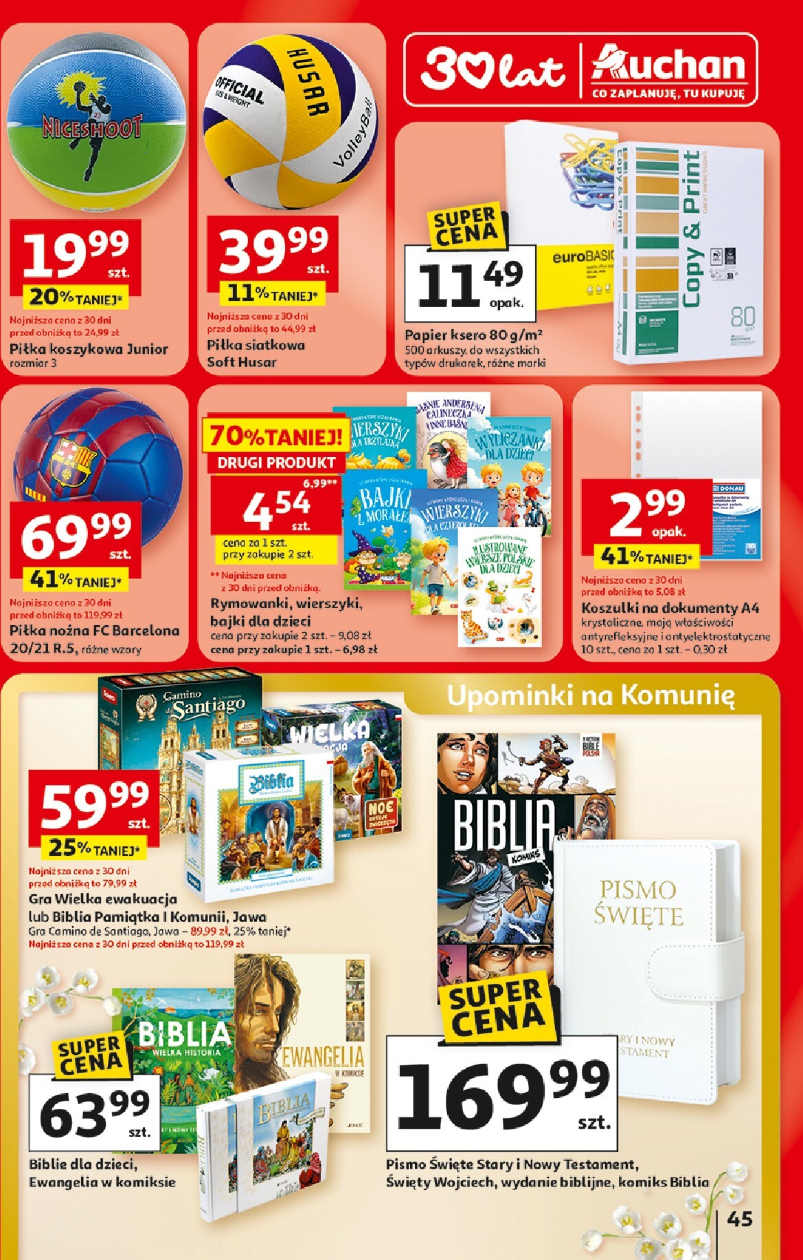 auchan - Nowa gazetka Hipermarket Auchan ważna od 29.04.2026 do 06.05.2026 - page: 45