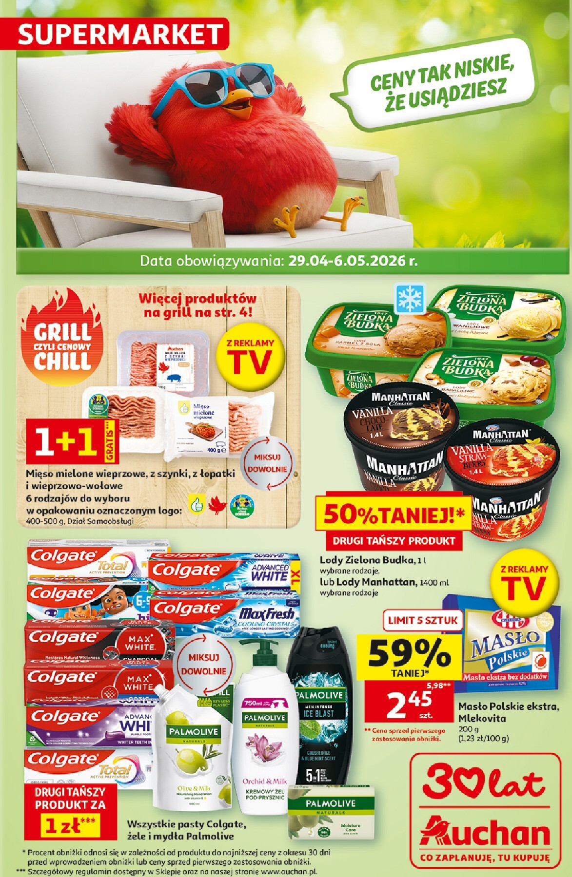 auchan - Nowa gazetka Supermarket Auchan ważna od 29.04.2026 do 06.05.2026