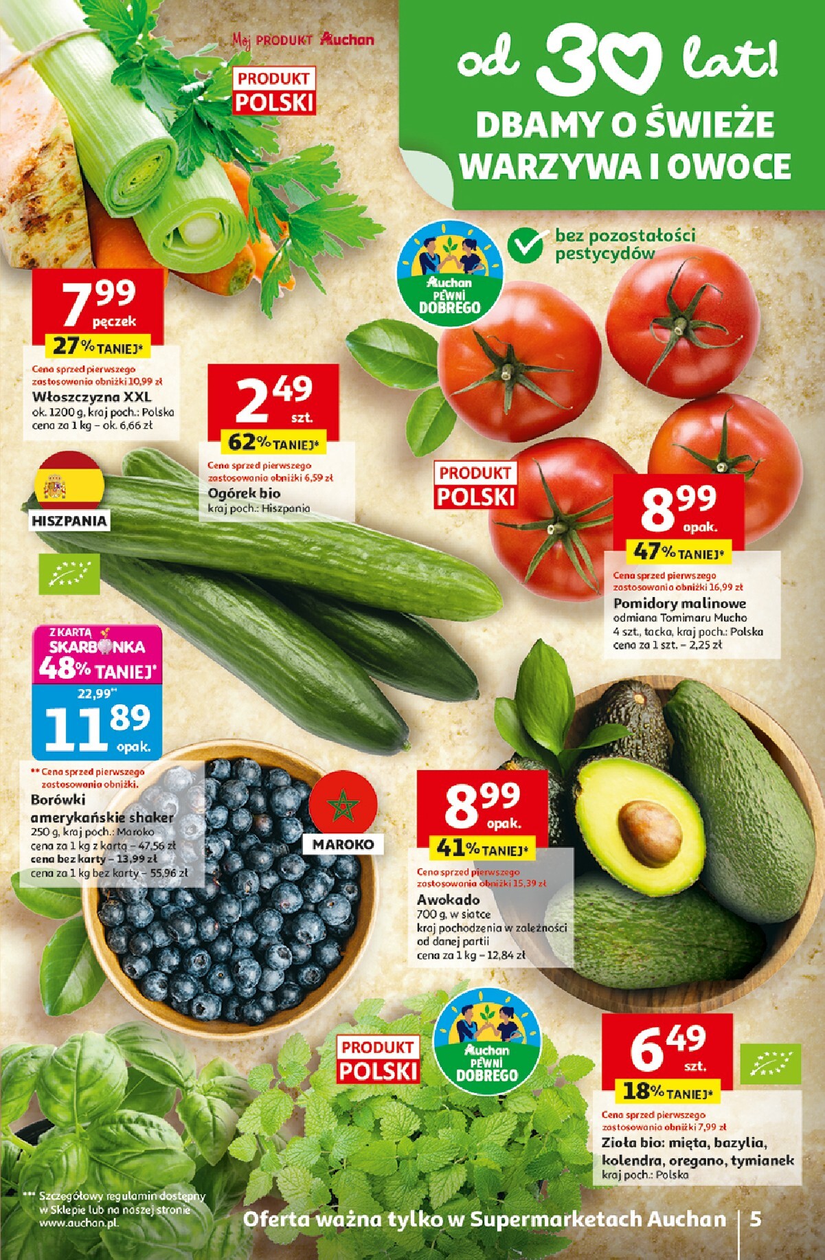 auchan - Nowa gazetka Supermarket Auchan ważna od 29.04.2026 do 06.05.2026 - page: 5