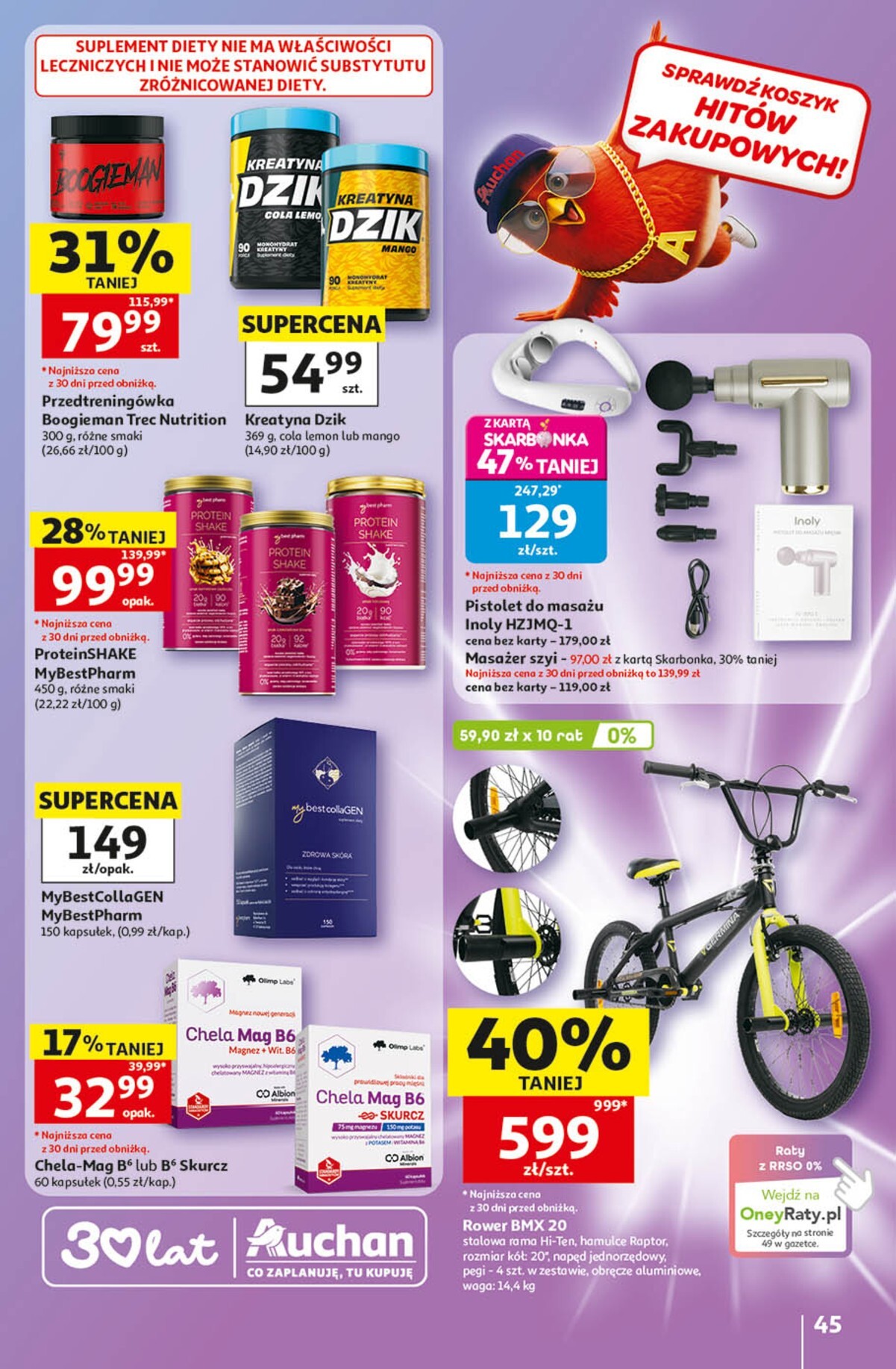 auchan - Nowa gazetka Hipermarket Auchan ważna od 14.05.2026 do 20.05.2026 - page: 45