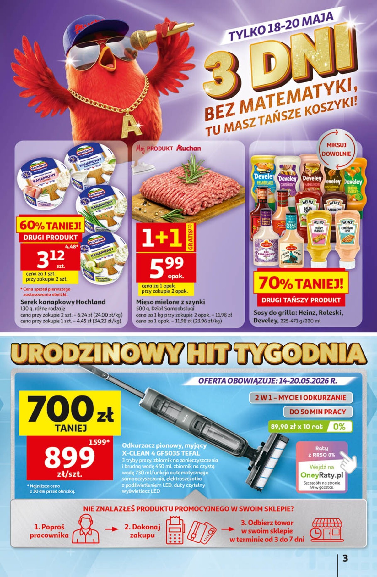 auchan - Nowa gazetka Hipermarket Auchan ważna od 14.05.2026 do 20.05.2026 - page: 3