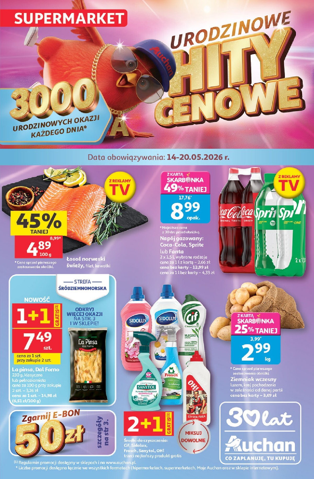 auchan - Nowa gazetka Supermarket Auchan ważna od 14.05.2026 do 20.05.2026 - page: 1
