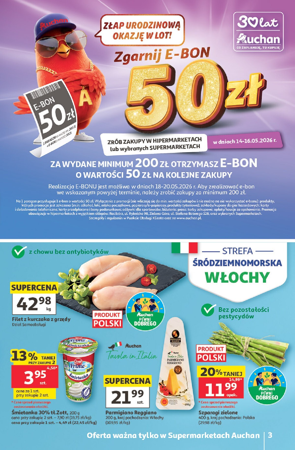 auchan - Nowa gazetka Supermarket Auchan ważna od 14.05.2026 do 20.05.2026 - page: 3