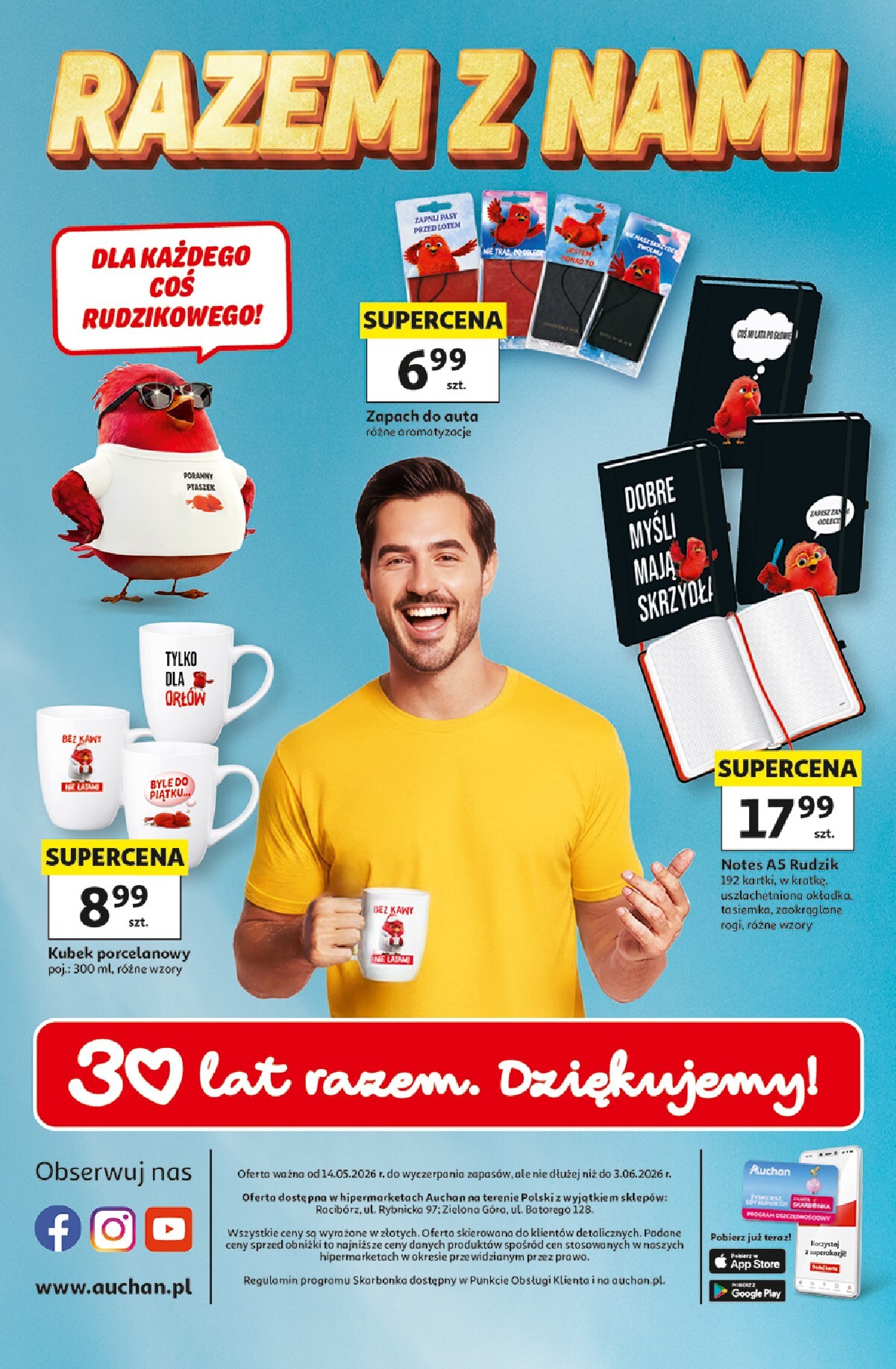 auchan - Nowa gazetka Auchan - Świętujcie Razem z Nami ważna od 14.05.2026 do 03.06.2026 - page: 3