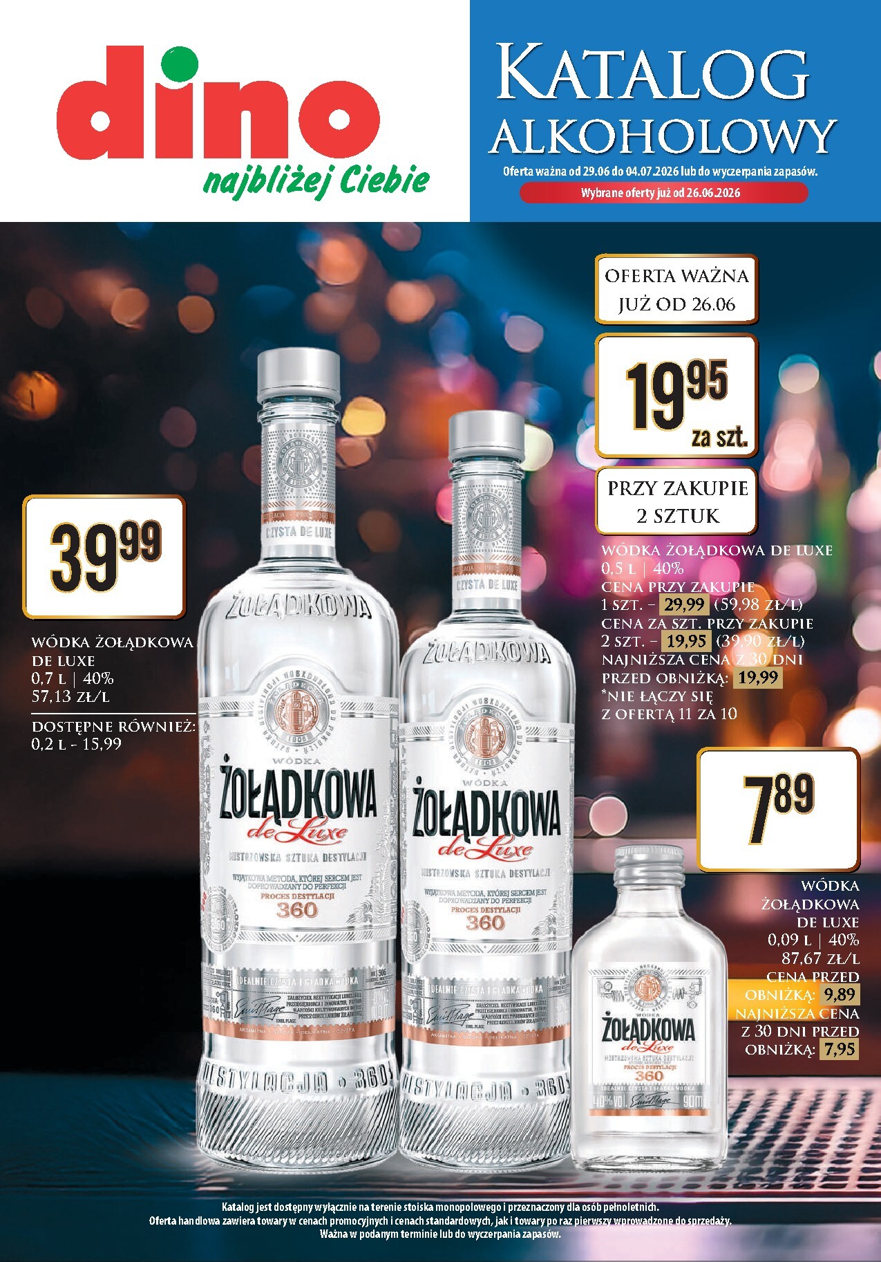 dino - Nowa gazetka Dino - Katalog alkoholowy ważna od 29.06.2026 do 04.07.2026