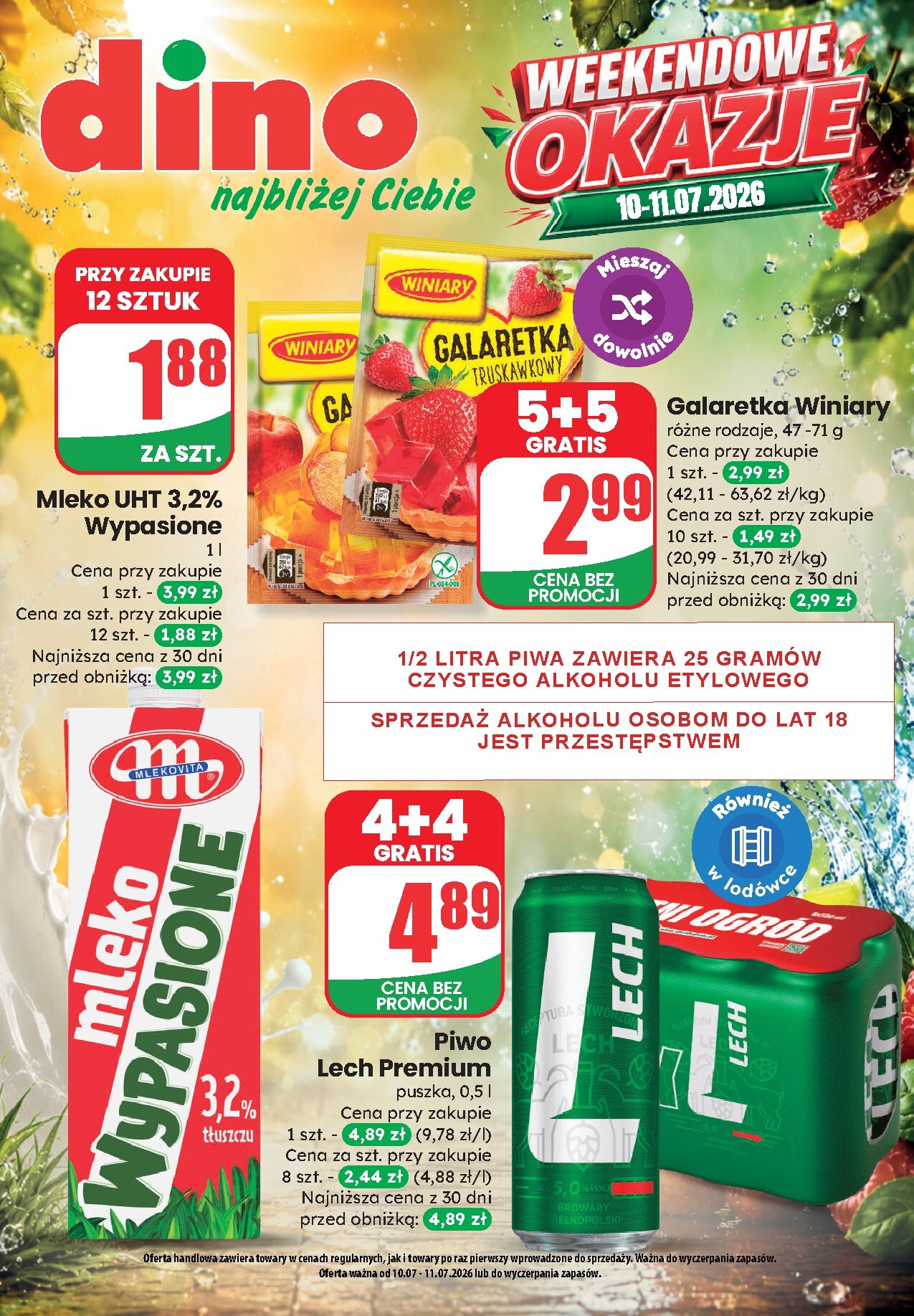 dino - Aktualna gazetka Dino - Weekendowe okazje ważna od 10.07.2026 do 11.07.2026
