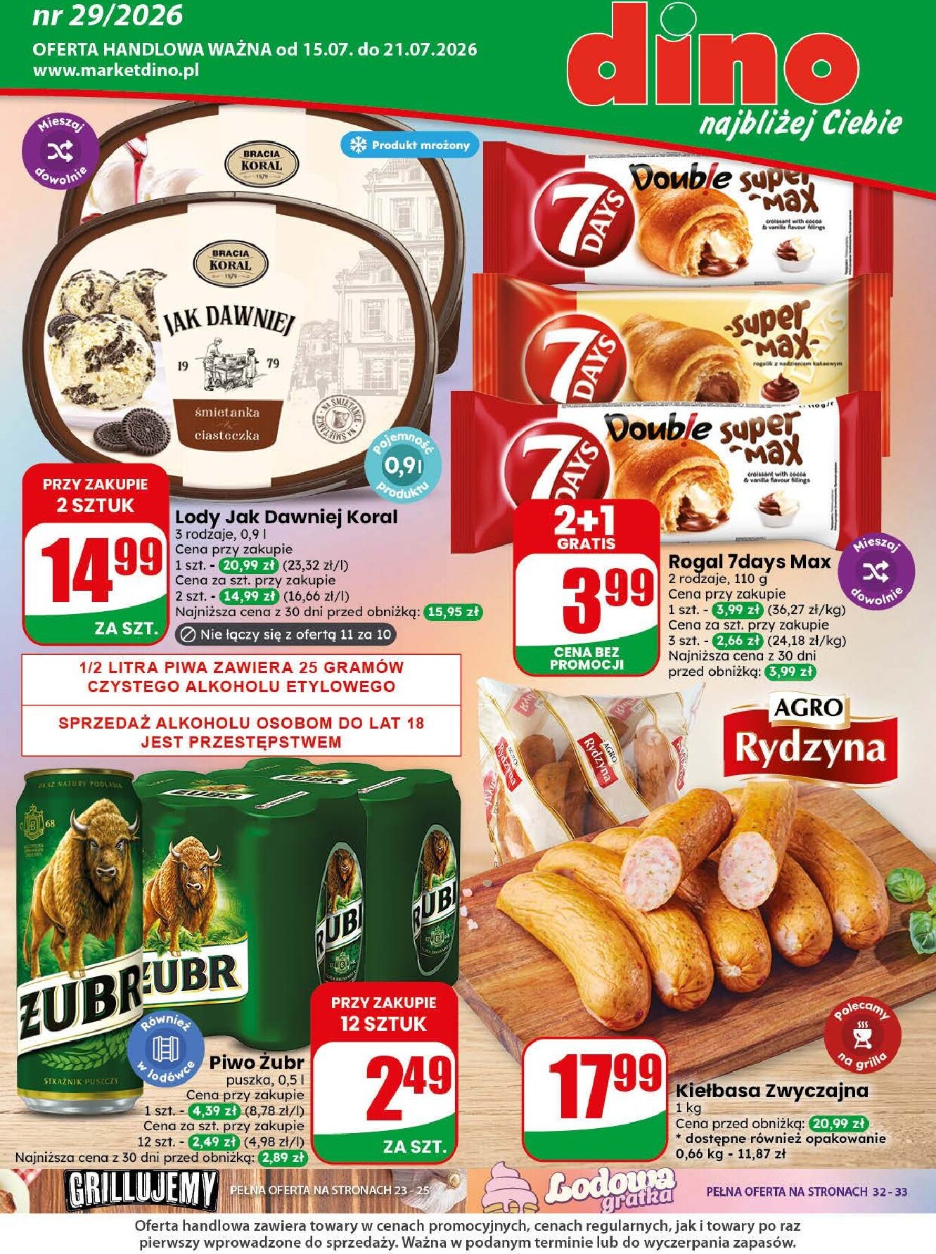 dino - Aktualna gazetka Dino ważna od 15.07.2026 do 21.07.2026 - page: 1
