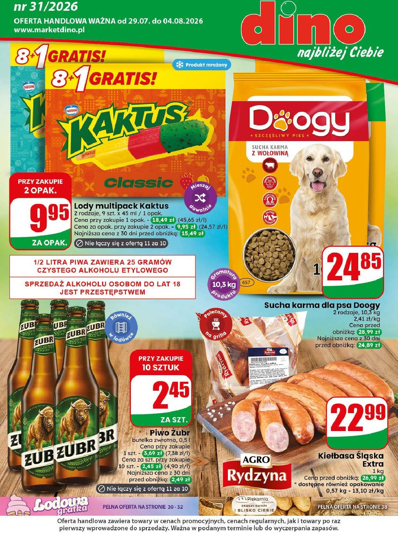 dino - Aktualna gazetka Dino ważna od 29.07.2026 do 04.08.2026 - page: 1