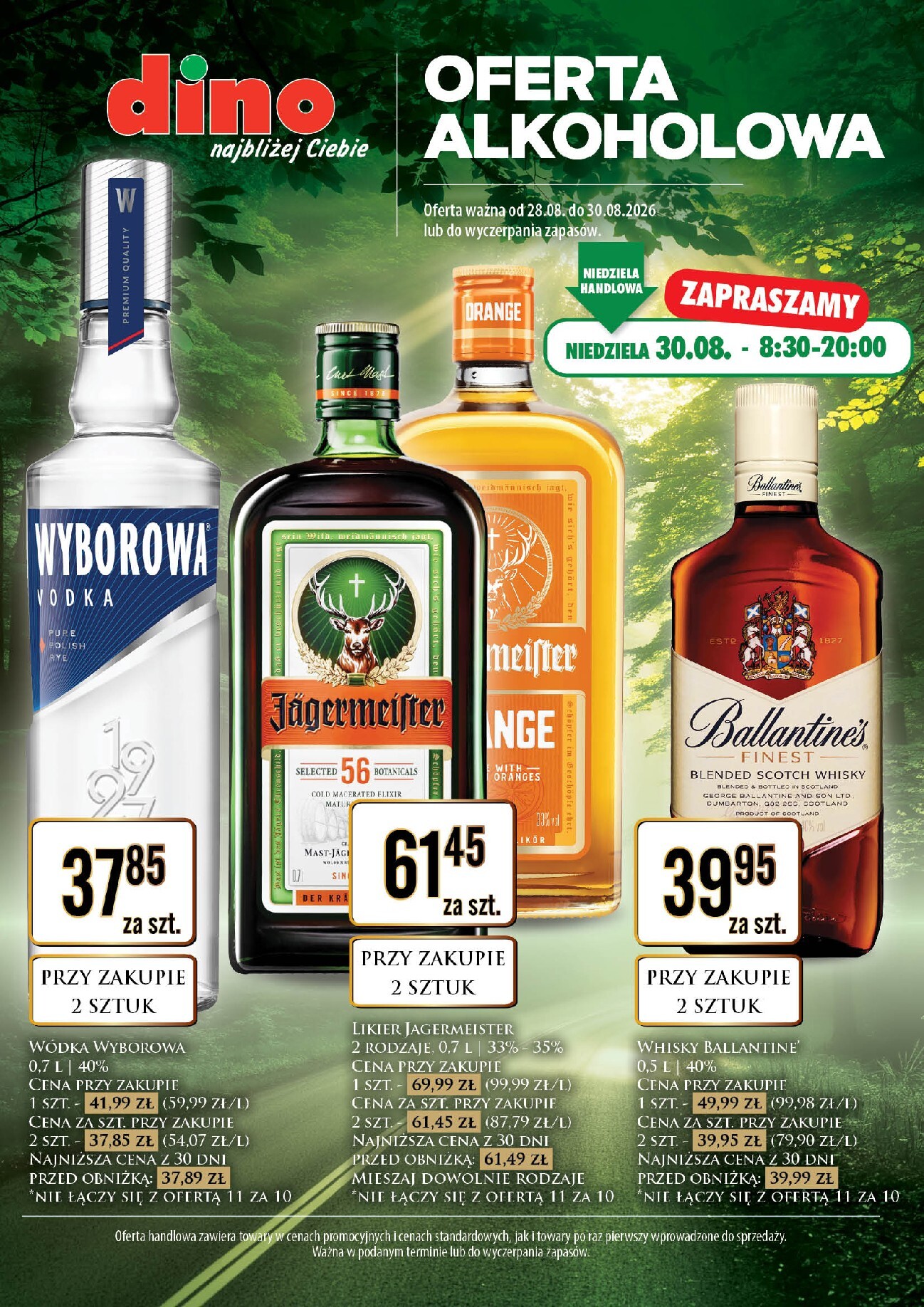 dino - Aktualna gazetka Dino - Oferta alkoholowa ważna od 28.08.2026 do 30.08.2026
