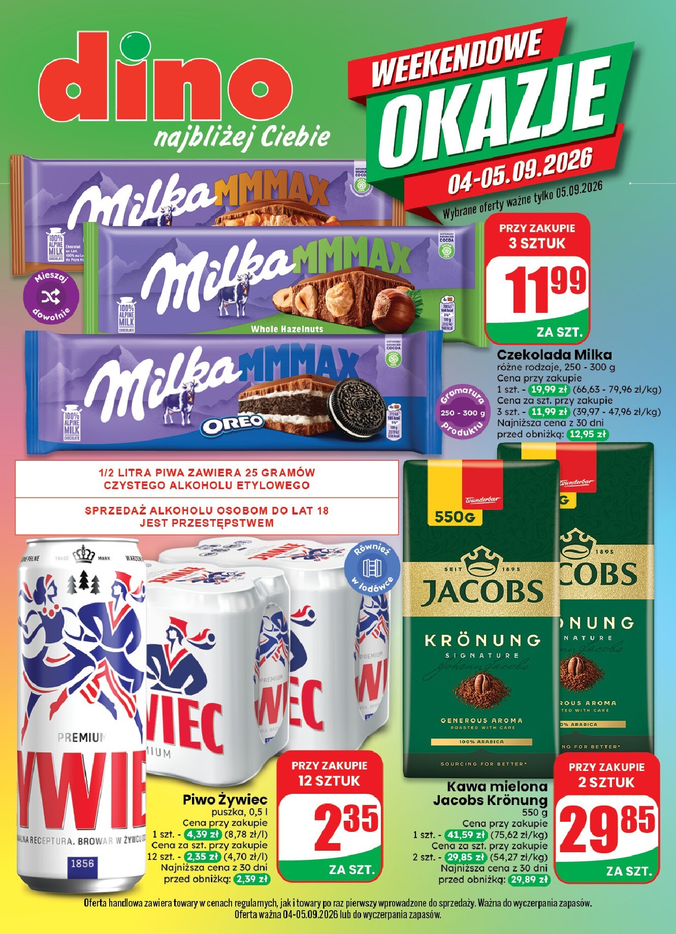 dino - Aktualna gazetka Dino - Weekendowe okazje ważna od 04.09.2026 do 05.09.2026