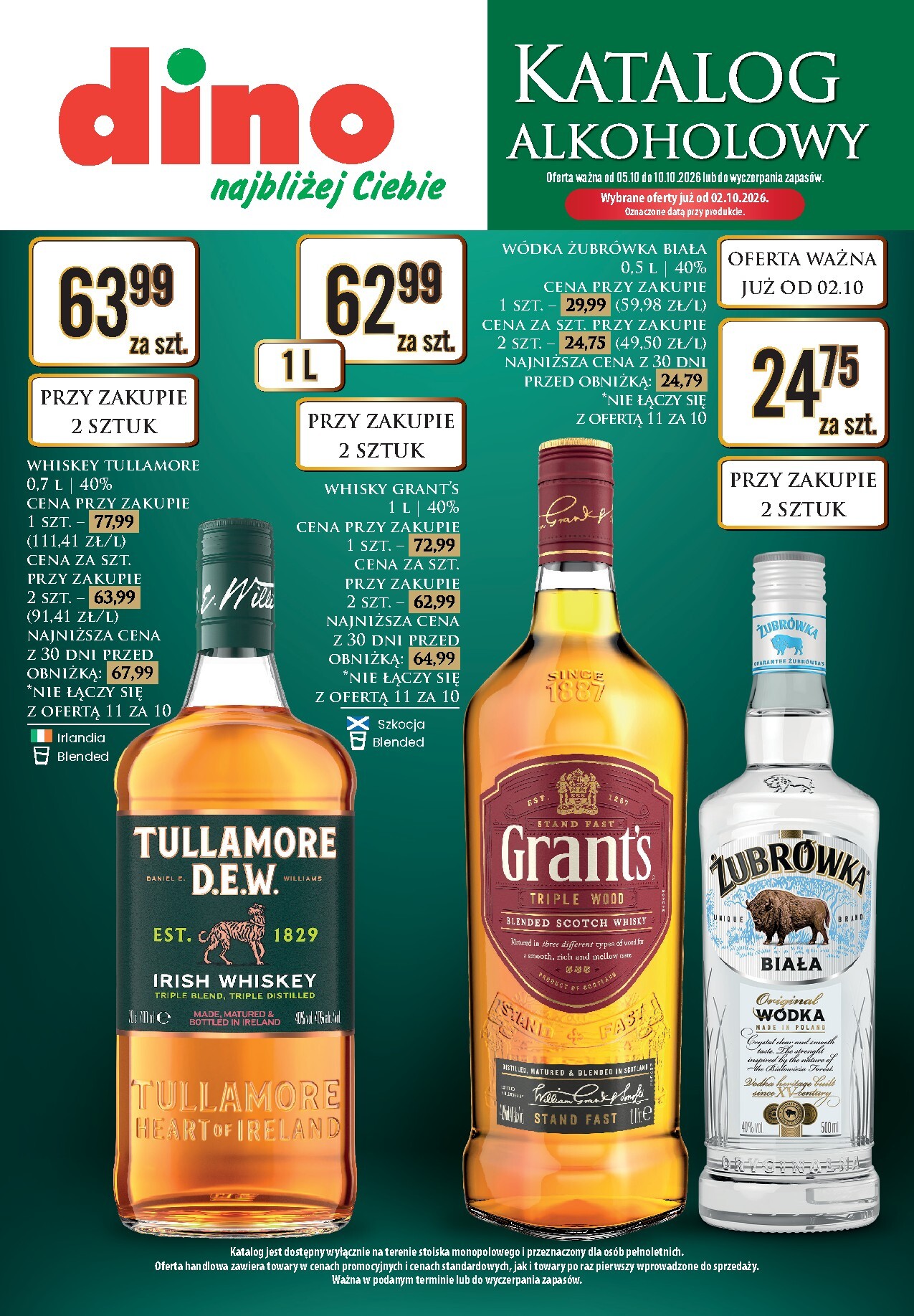 dino - Nowa gazetka Dino - Katalog alkoholowy ważna od 05.10.2026 do 10.10.2026