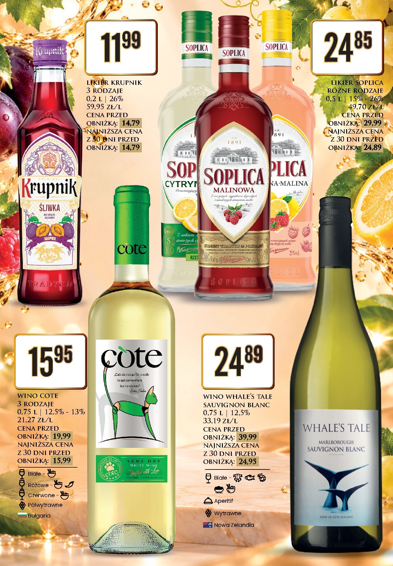 dino - Aktualna gazetka Dino - Oferta alkoholowa ważna od 23.10.2026 do 24.10.2026 - page: 4
