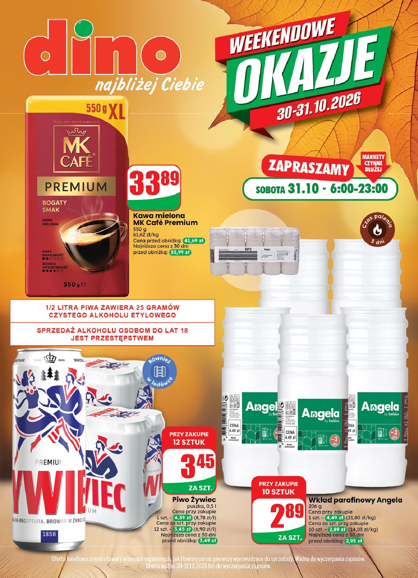 dino - Aktualna gazetka Dino - Weekendowe okazje ważna od 30.10.2026 do 31.10.2026