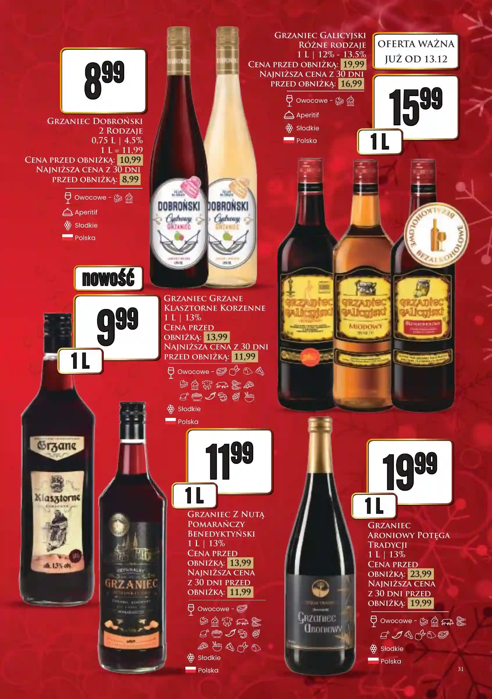 dino - Dino - Katalog alkoholowy gazetka ważna od 16.12. - 24.12. - page: 31