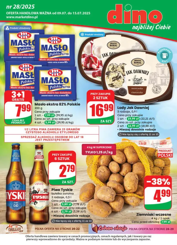 dino - Gazetka Dino ważna od 09.07. - 15.07.